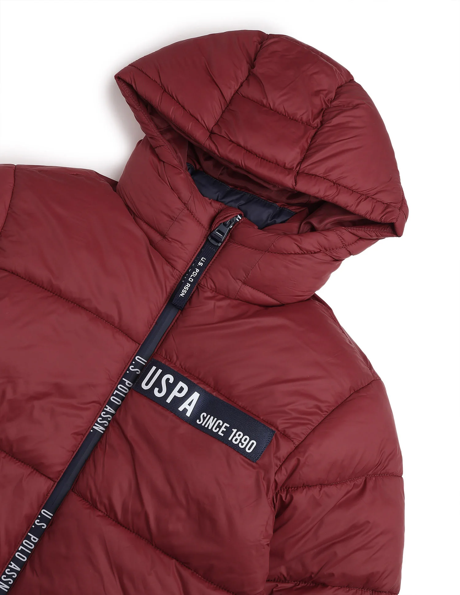 Boys Solid Regular Fit Puffer Jacket - Image 2