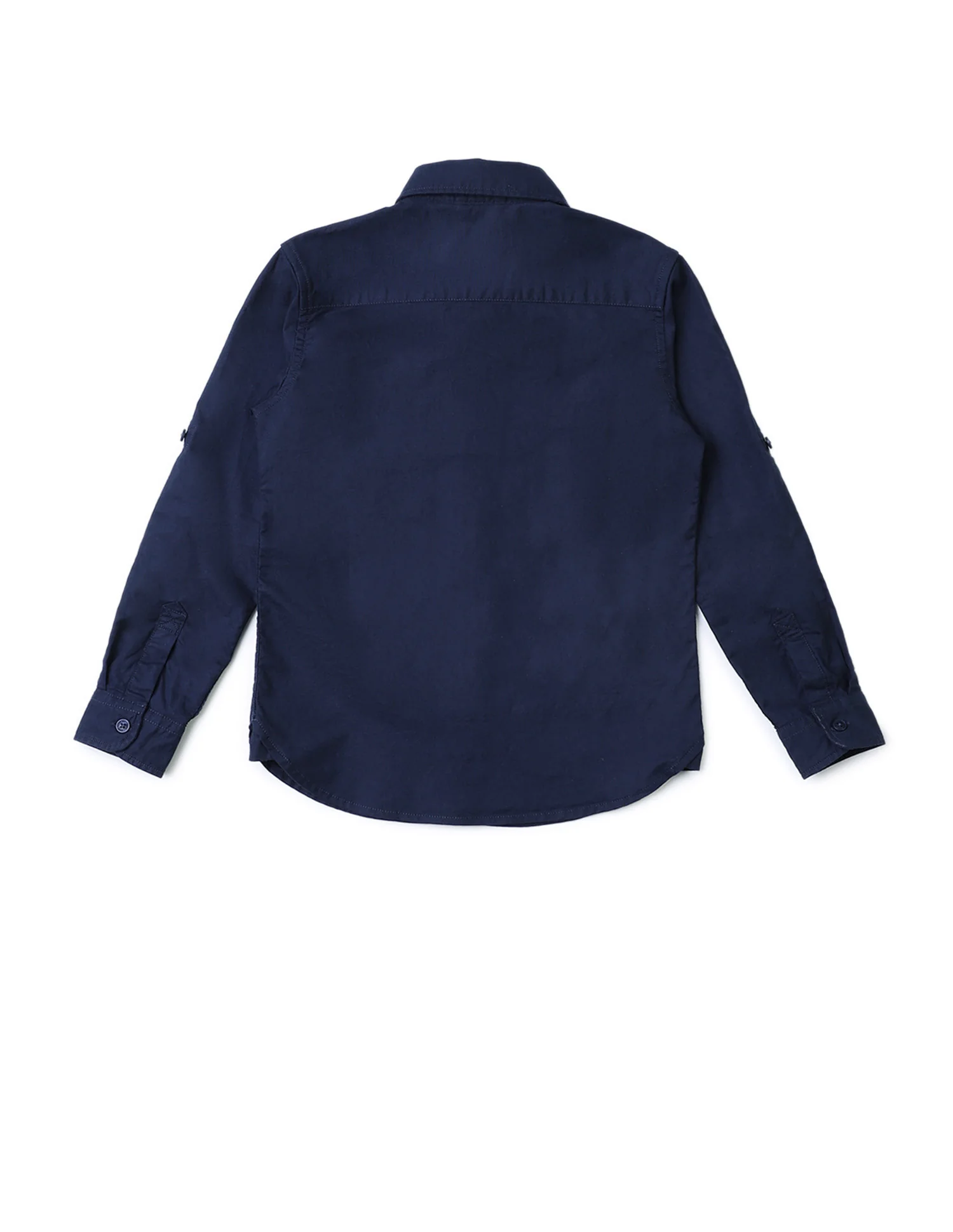 Boys Solid Regular Fit Shirt - Image 7