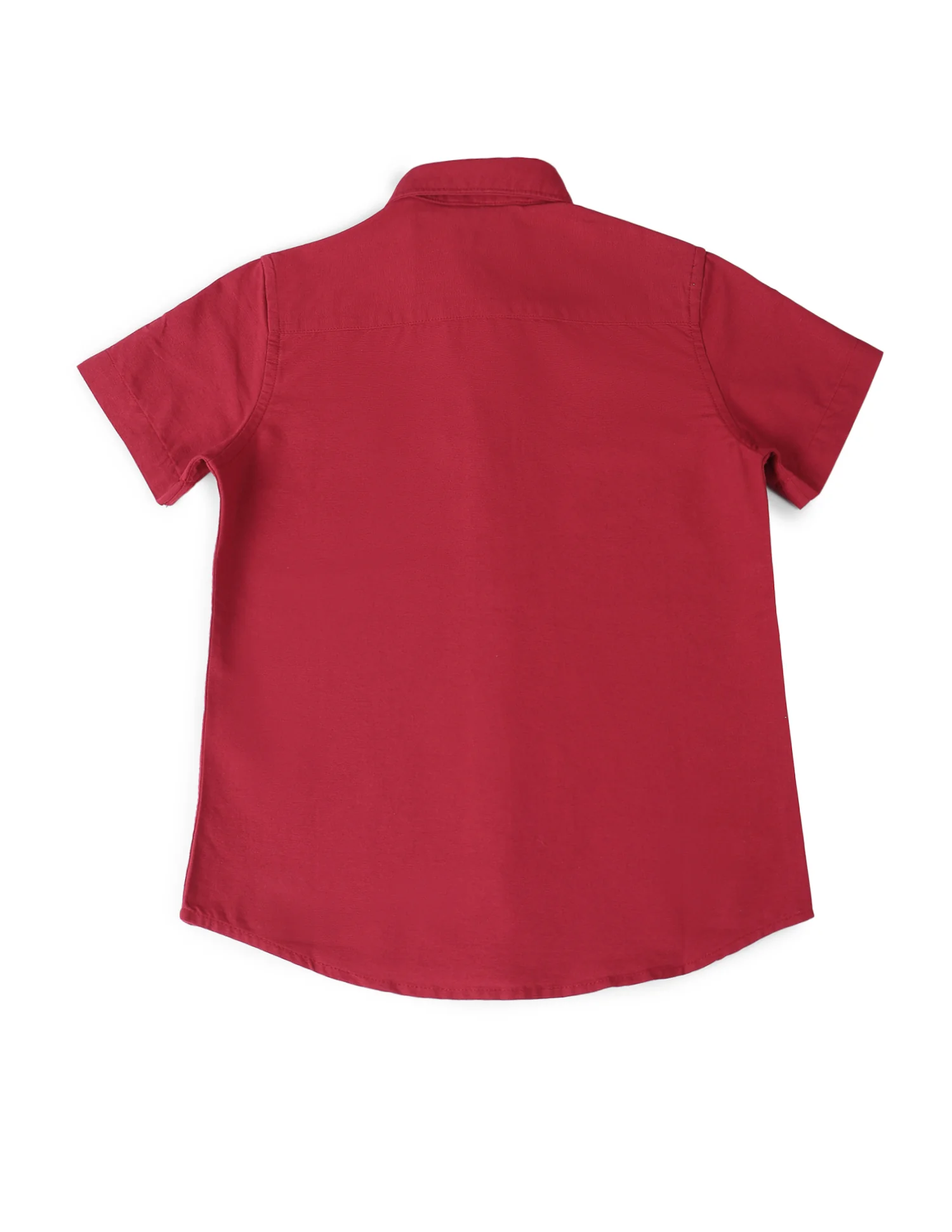 Boys Solid Regular Fit Shirt - Image 2