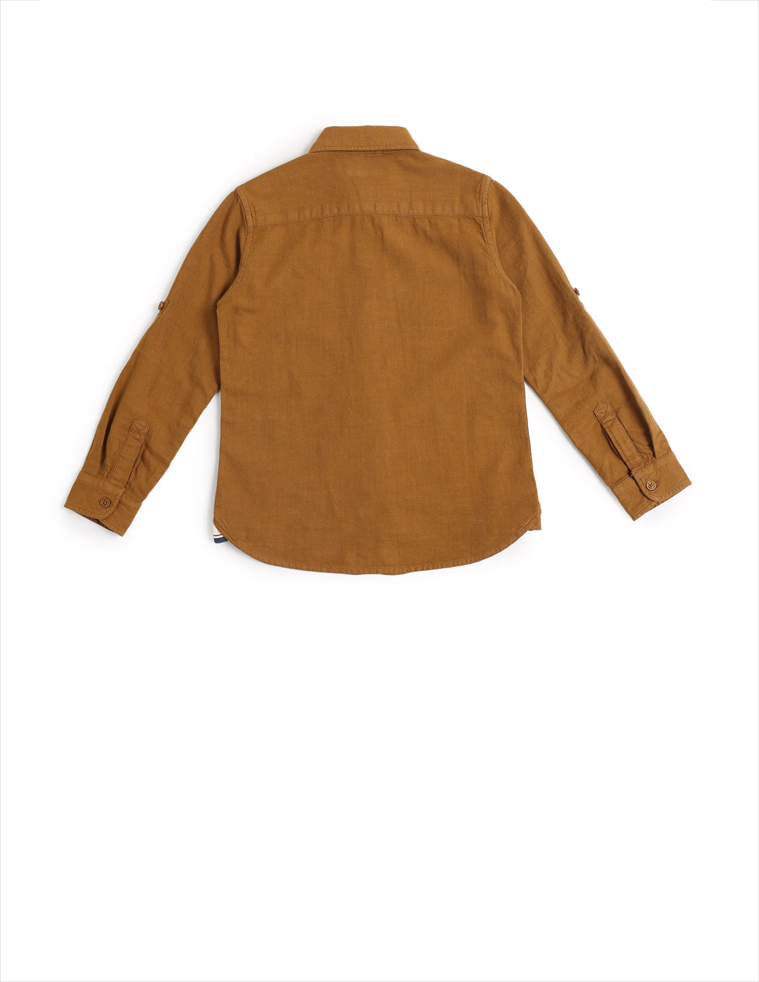 Boys Solid Regular Fit Shirt - Image 7