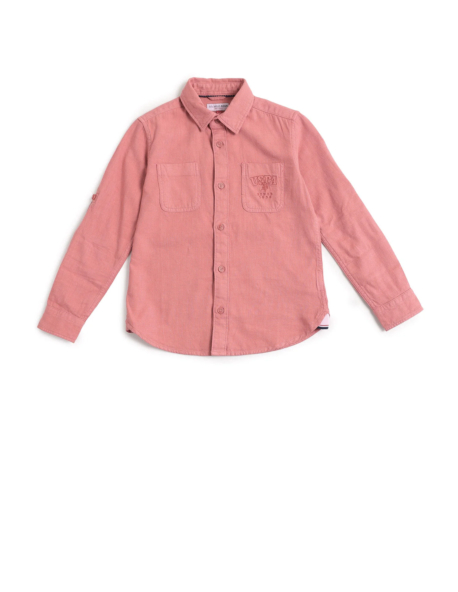 Boys Solid Regular Fit Shirt - Image 6