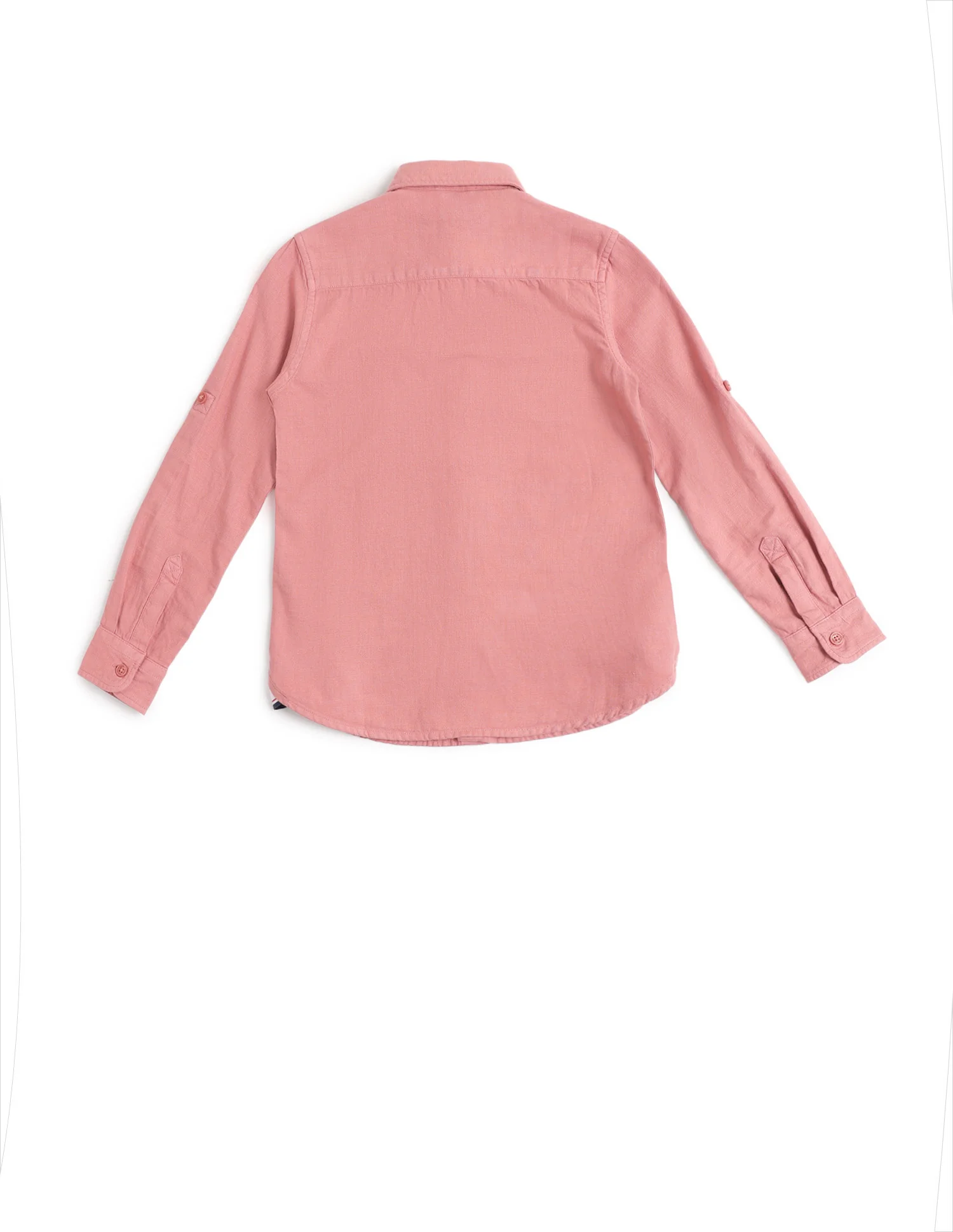 Boys Solid Regular Fit Shirt - Image 7