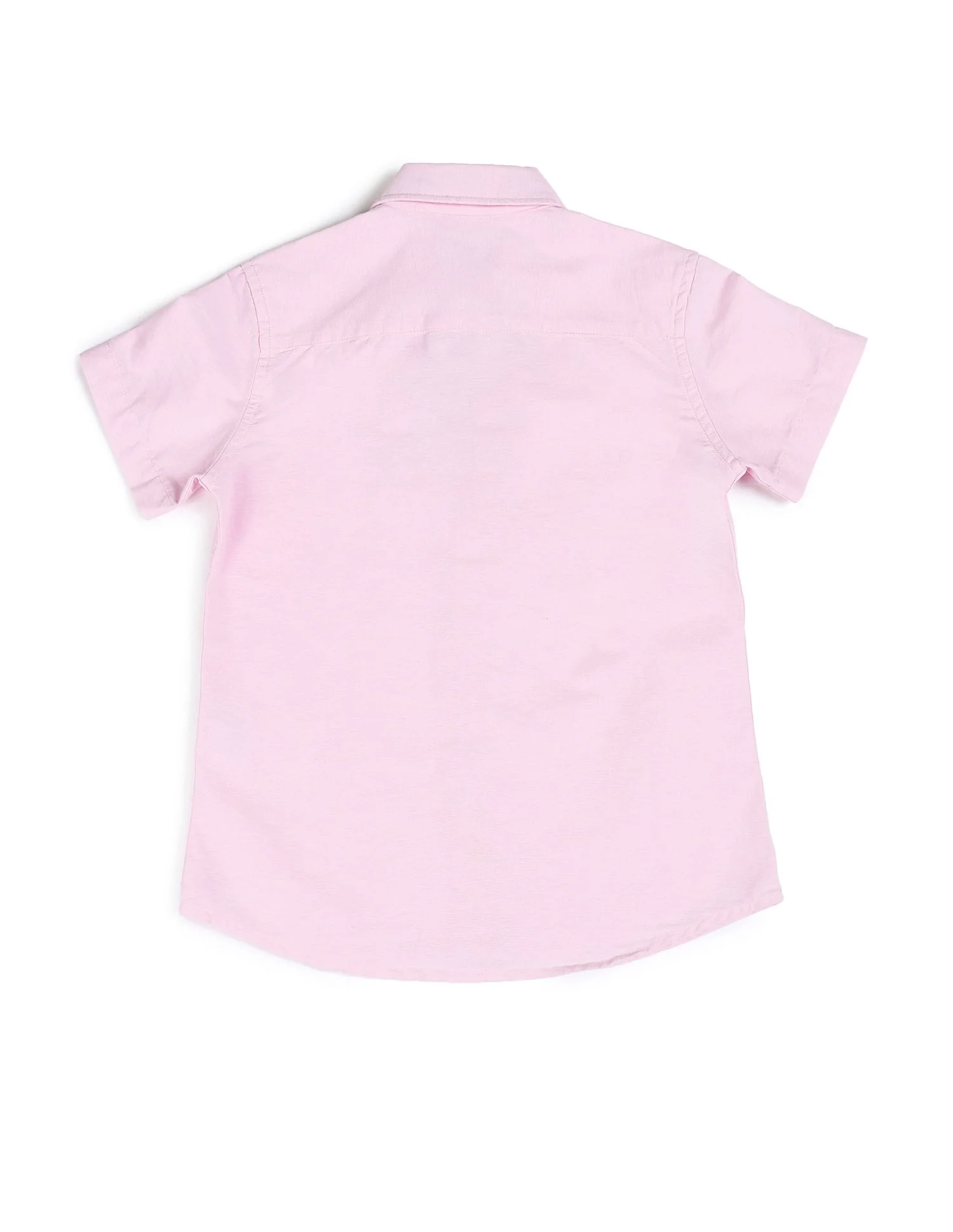 Boys Solid Regular Fit Shirt - Image 6
