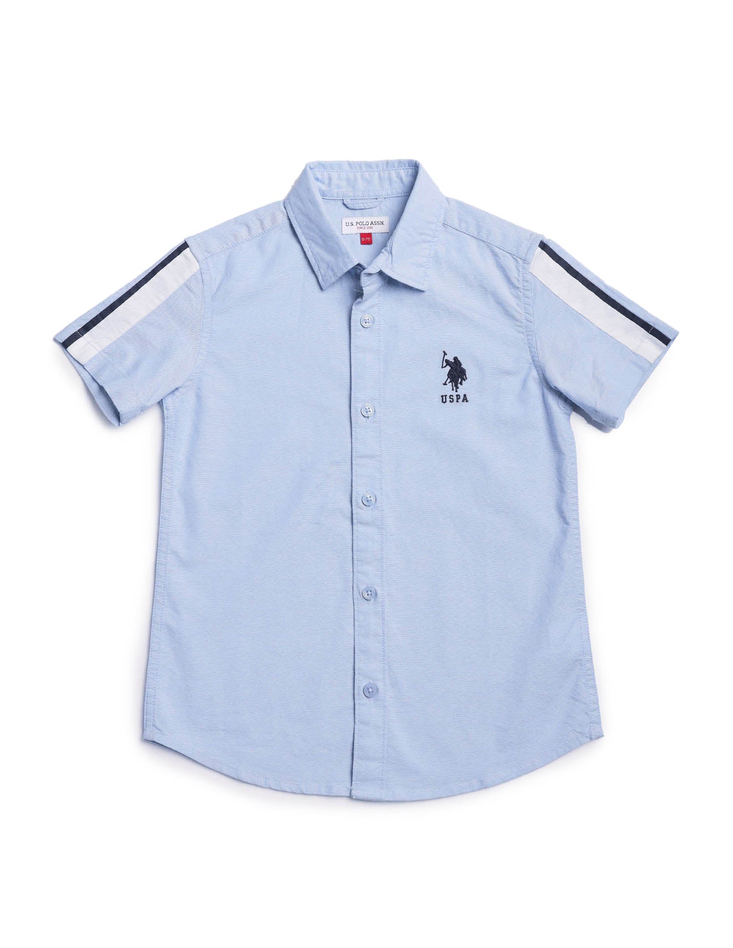 Boys Solid Regular Fit Shirt - Image 5