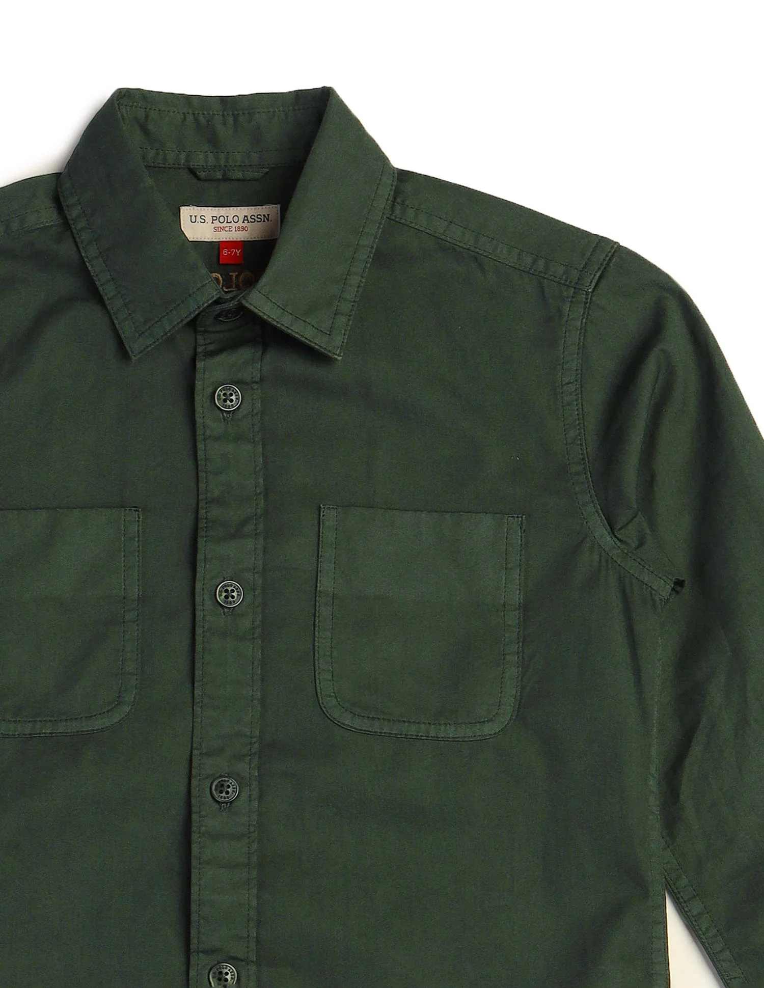 Boys Solid Regular Fit Shirt - Image 9
