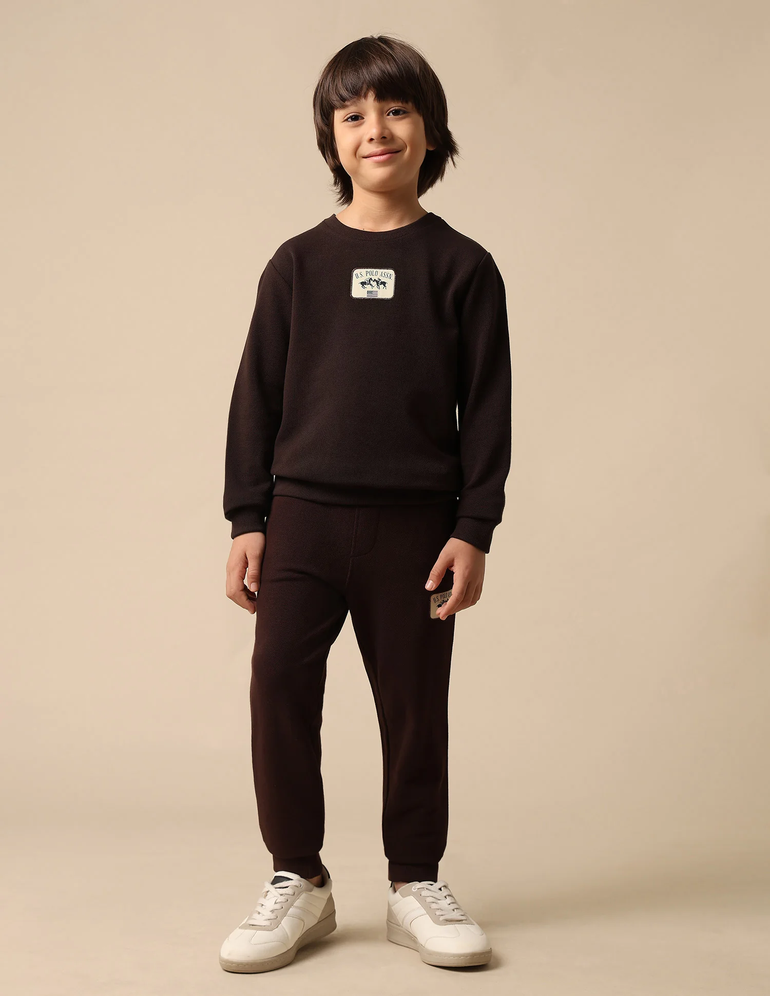 Boys Solid Regular Fit Sweatshirt - Image 3