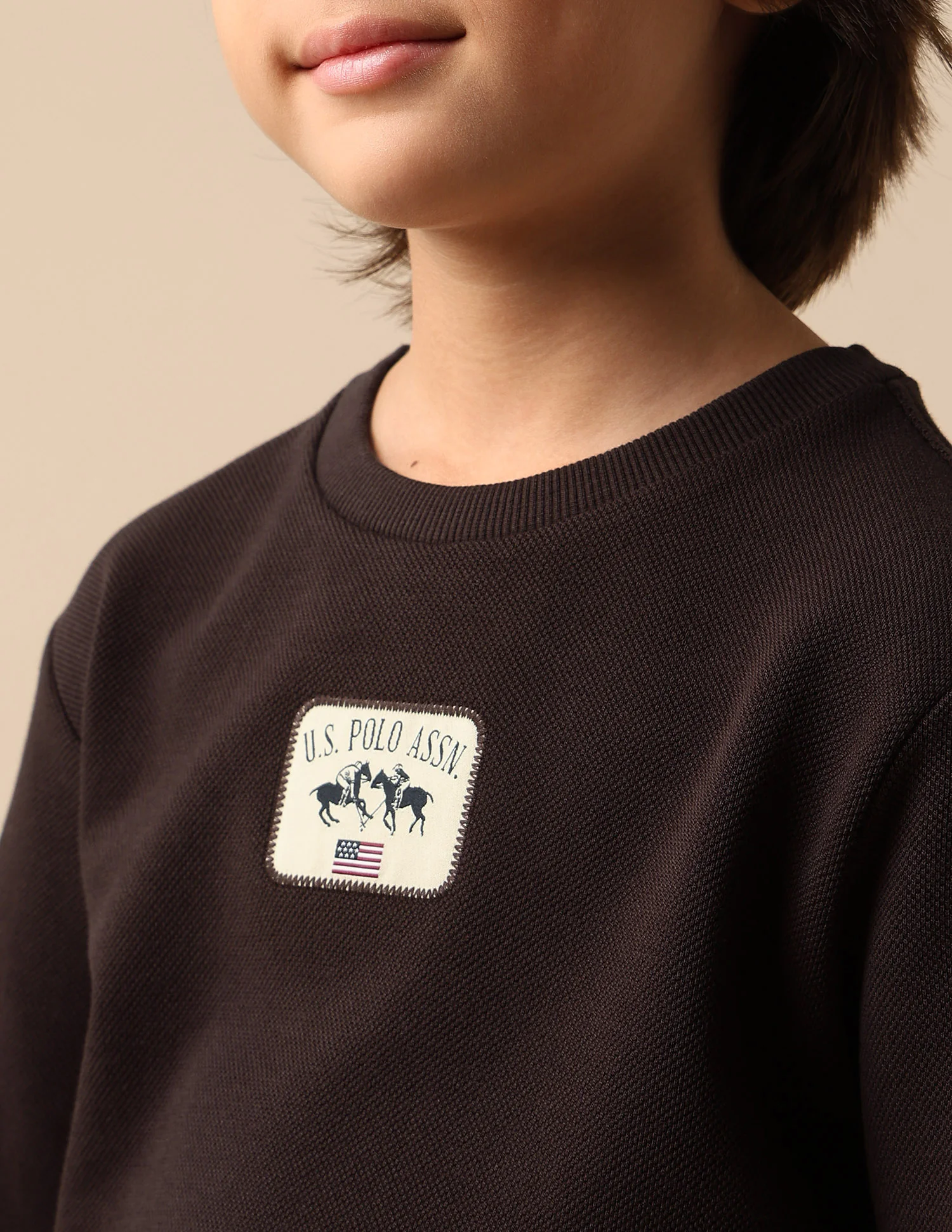 Boys Solid Regular Fit Sweatshirt - Image 6