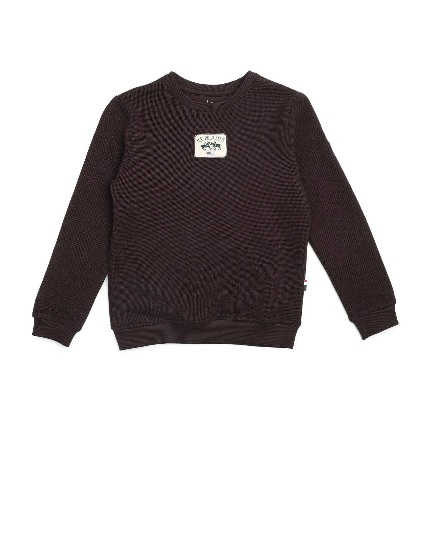 Boys Solid Regular Fit Sweatshirt - Image 7