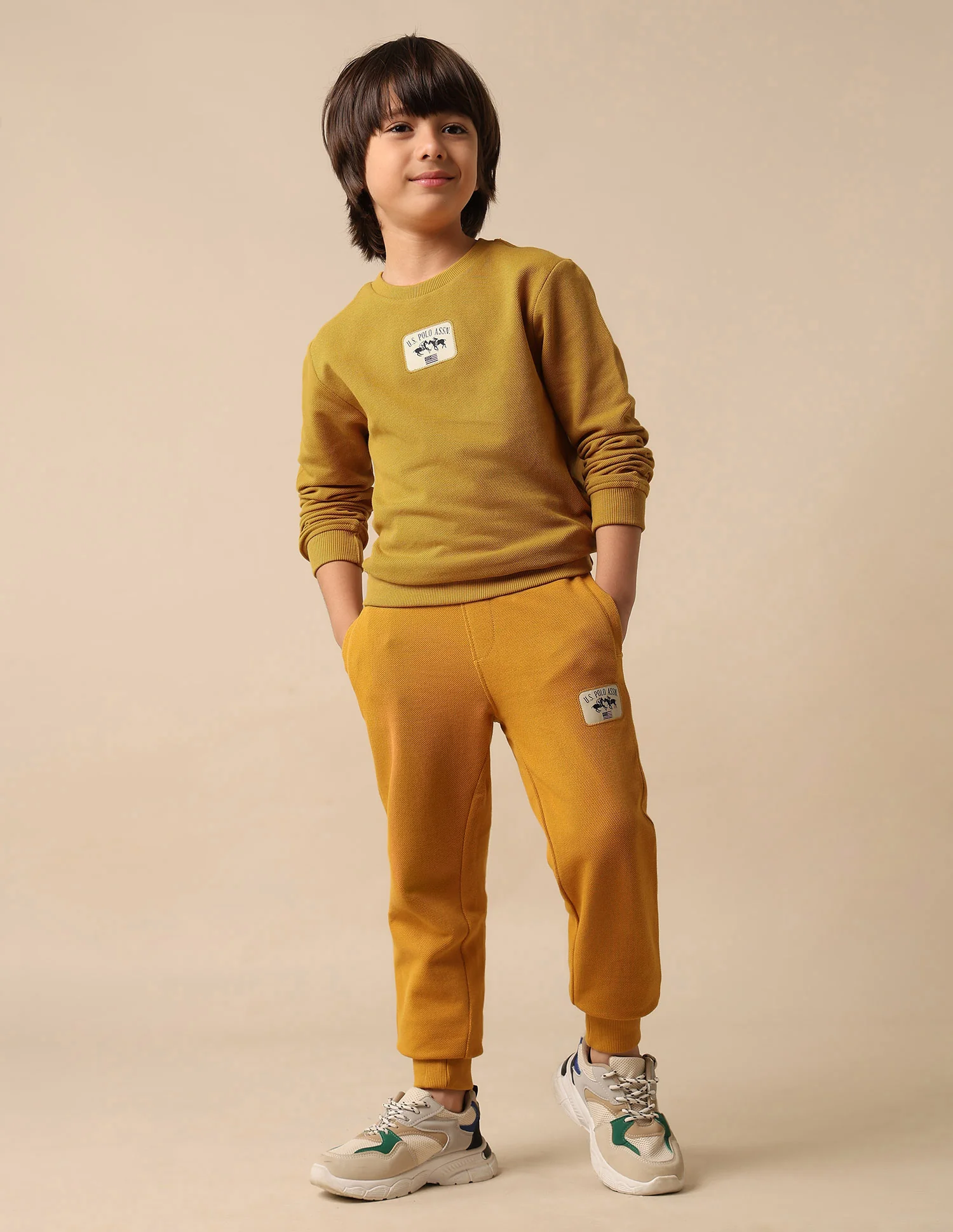 Boys Solid Regular Fit Sweatshirt - Image 3