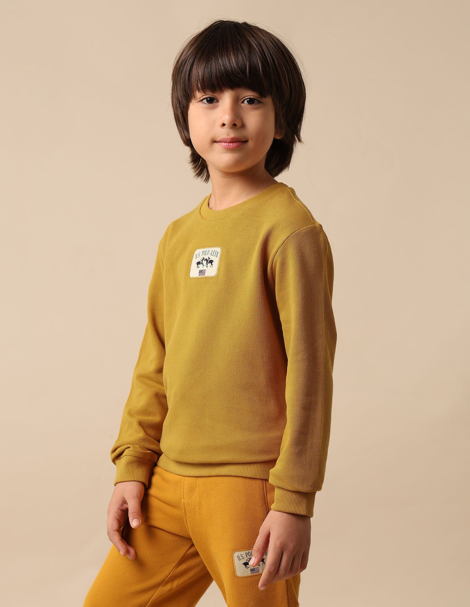 Boys Solid Regular Fit Sweatshirt - Image 4