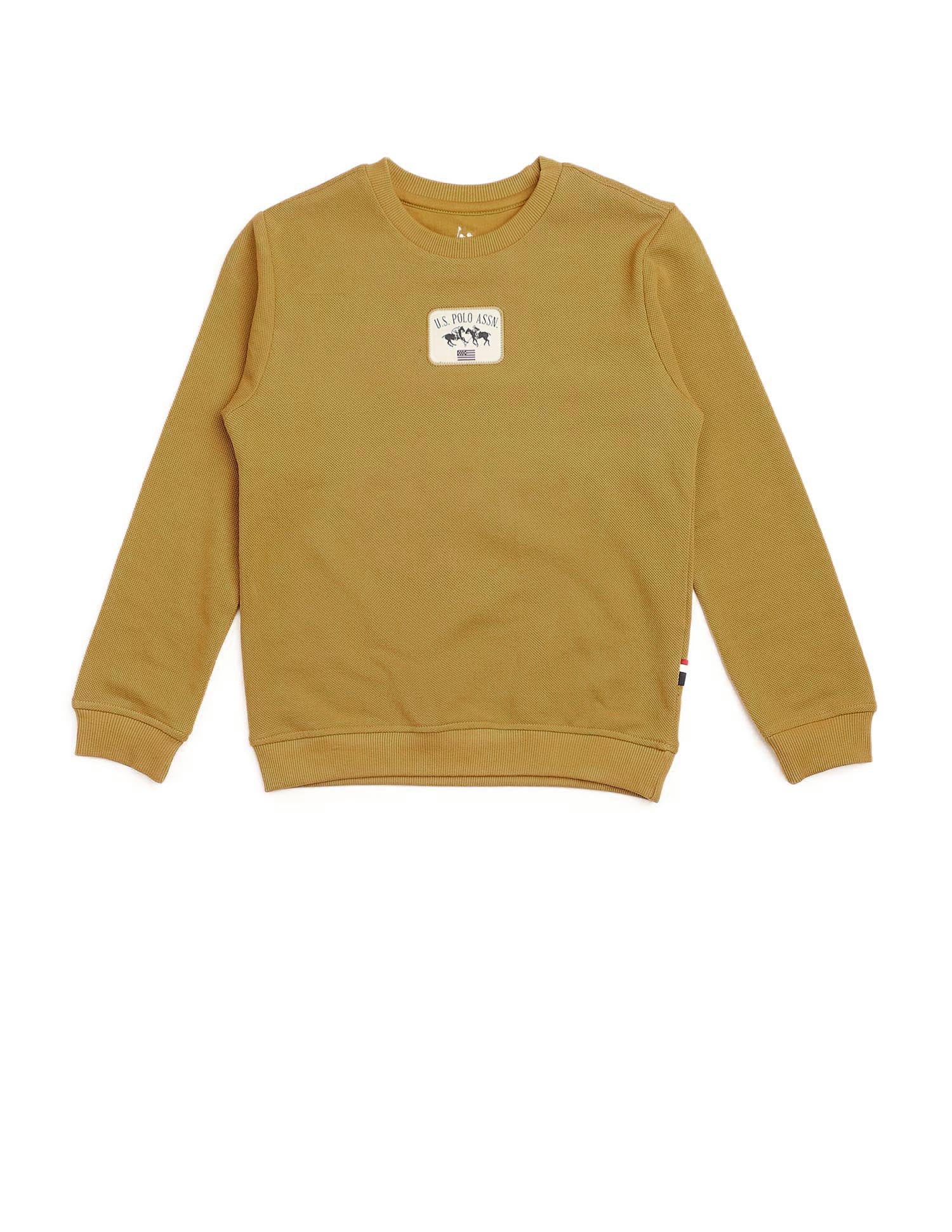 Boys Solid Regular Fit Sweatshirt - Image 7