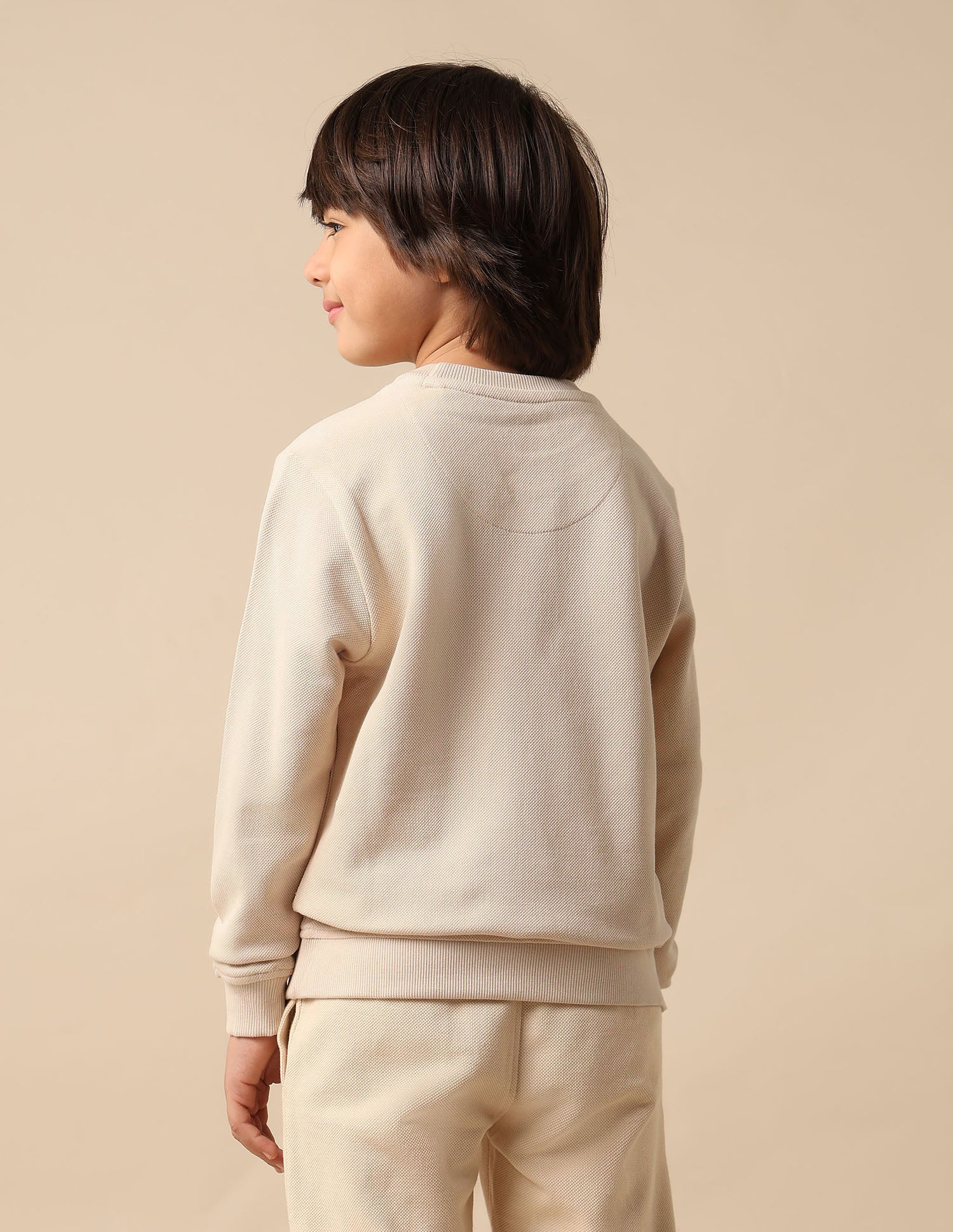 Boys Solid Regular Fit Sweatshirt - Image 5