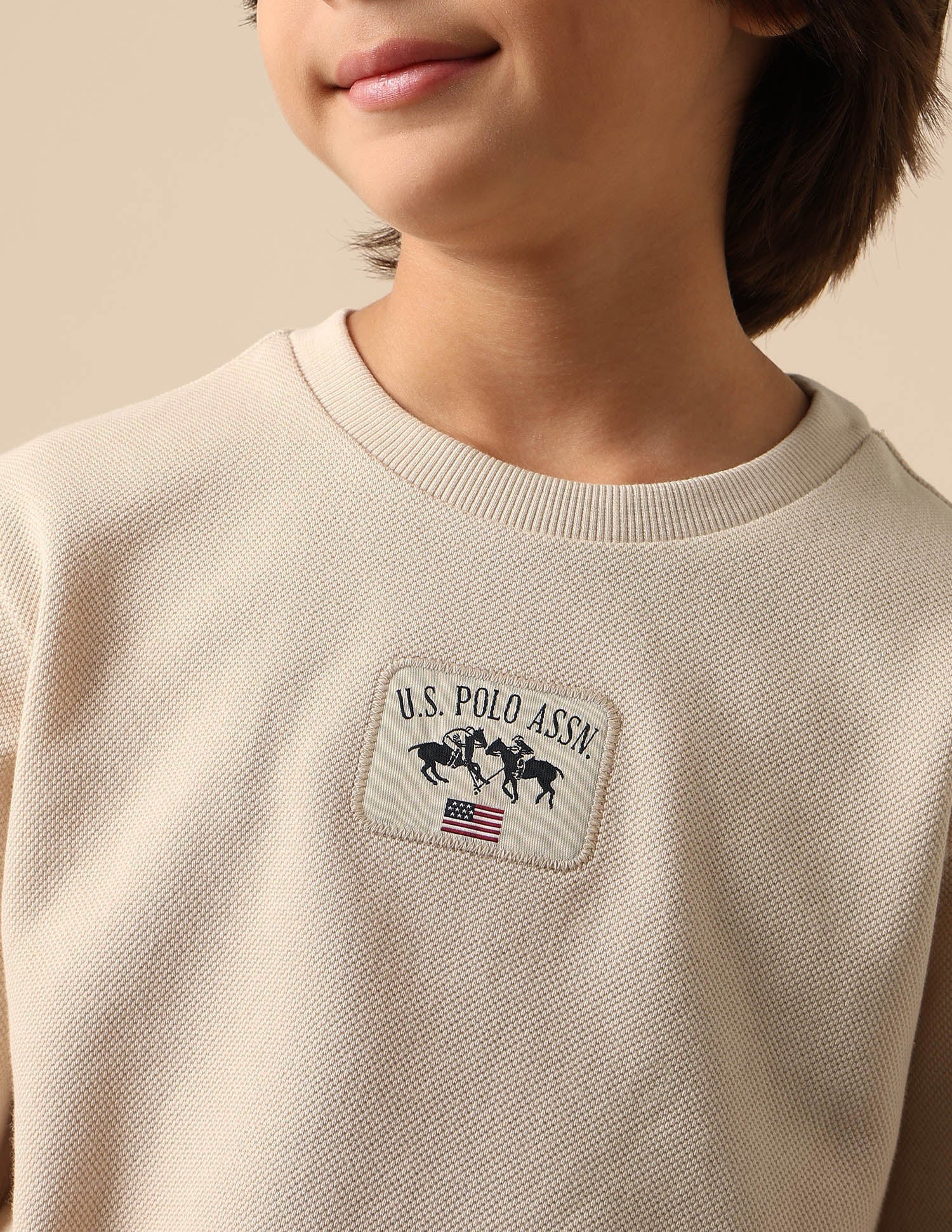 Boys Solid Regular Fit Sweatshirt - Image 6