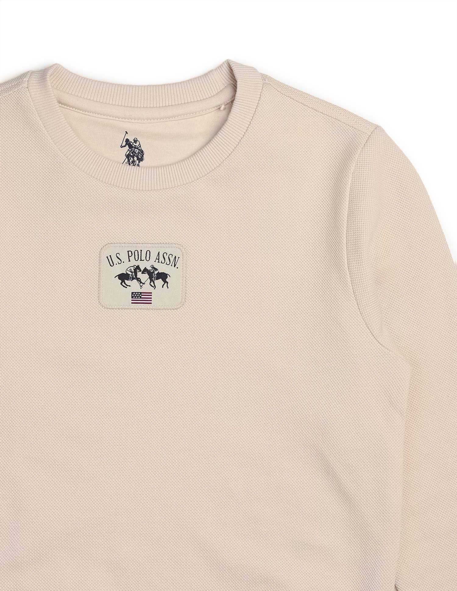 Boys Solid Regular Fit Sweatshirt - Image 9