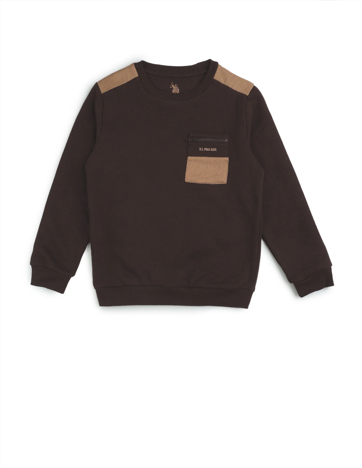 Boys Solid Regular Fit Sweatshirt - Image 7