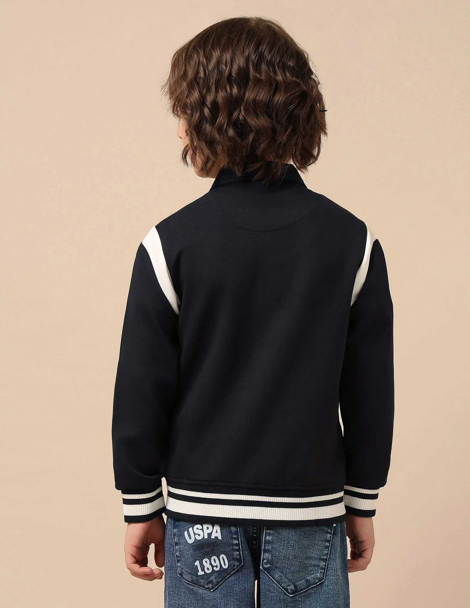 Boys Solid Regular Fit Sweatshirt - Image 5