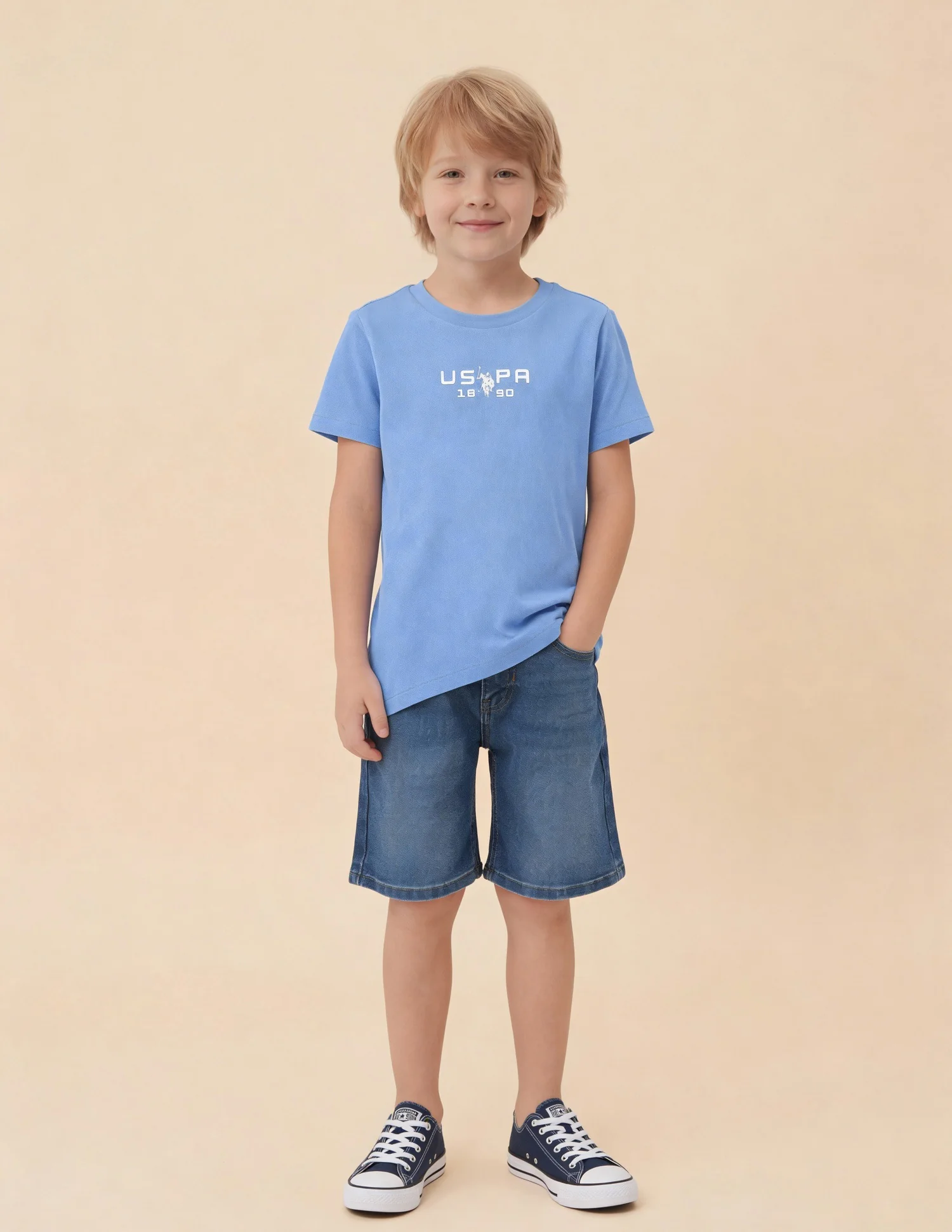 Boys Solid Regular Fit T-Shirt - Image 3