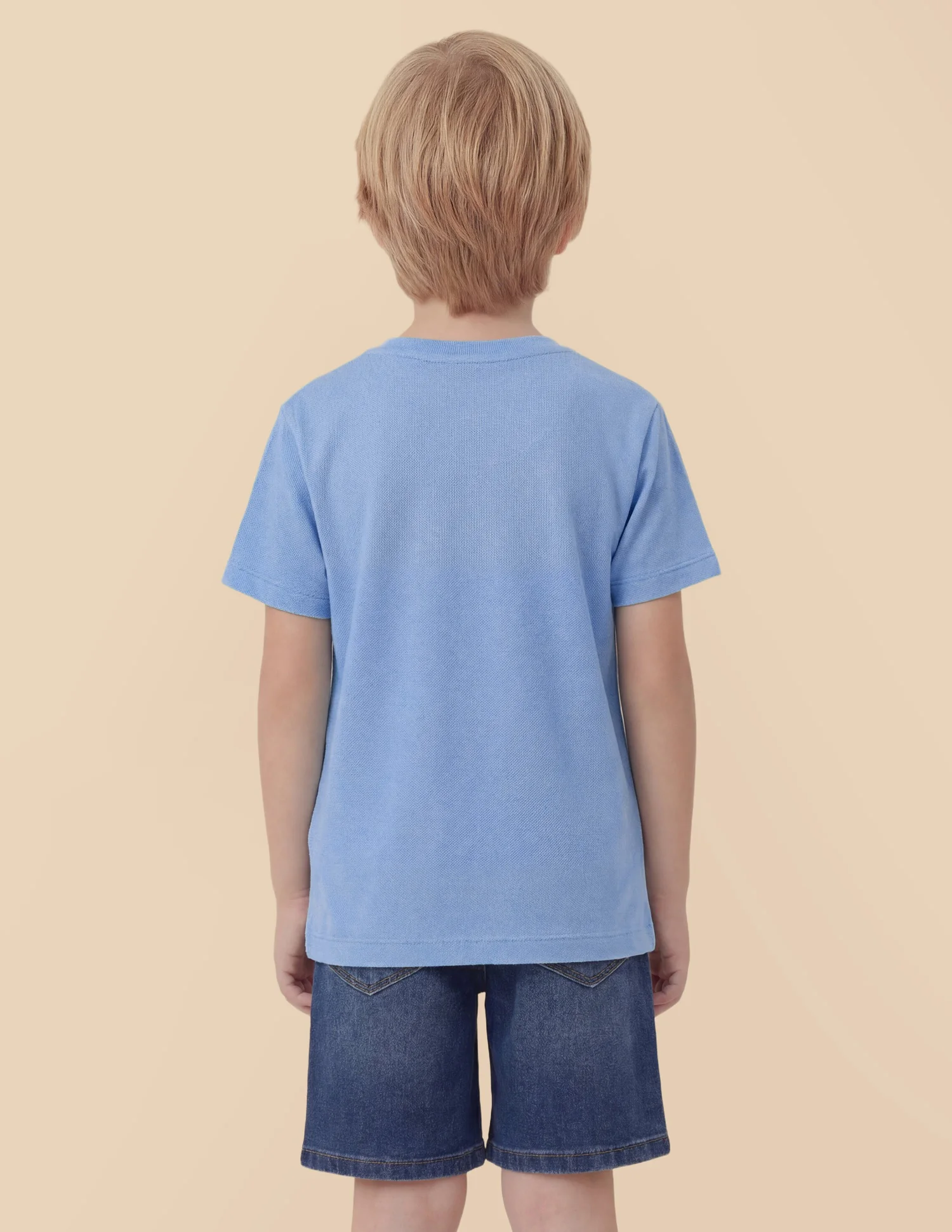 Boys Solid Regular Fit T-Shirt - Image 5