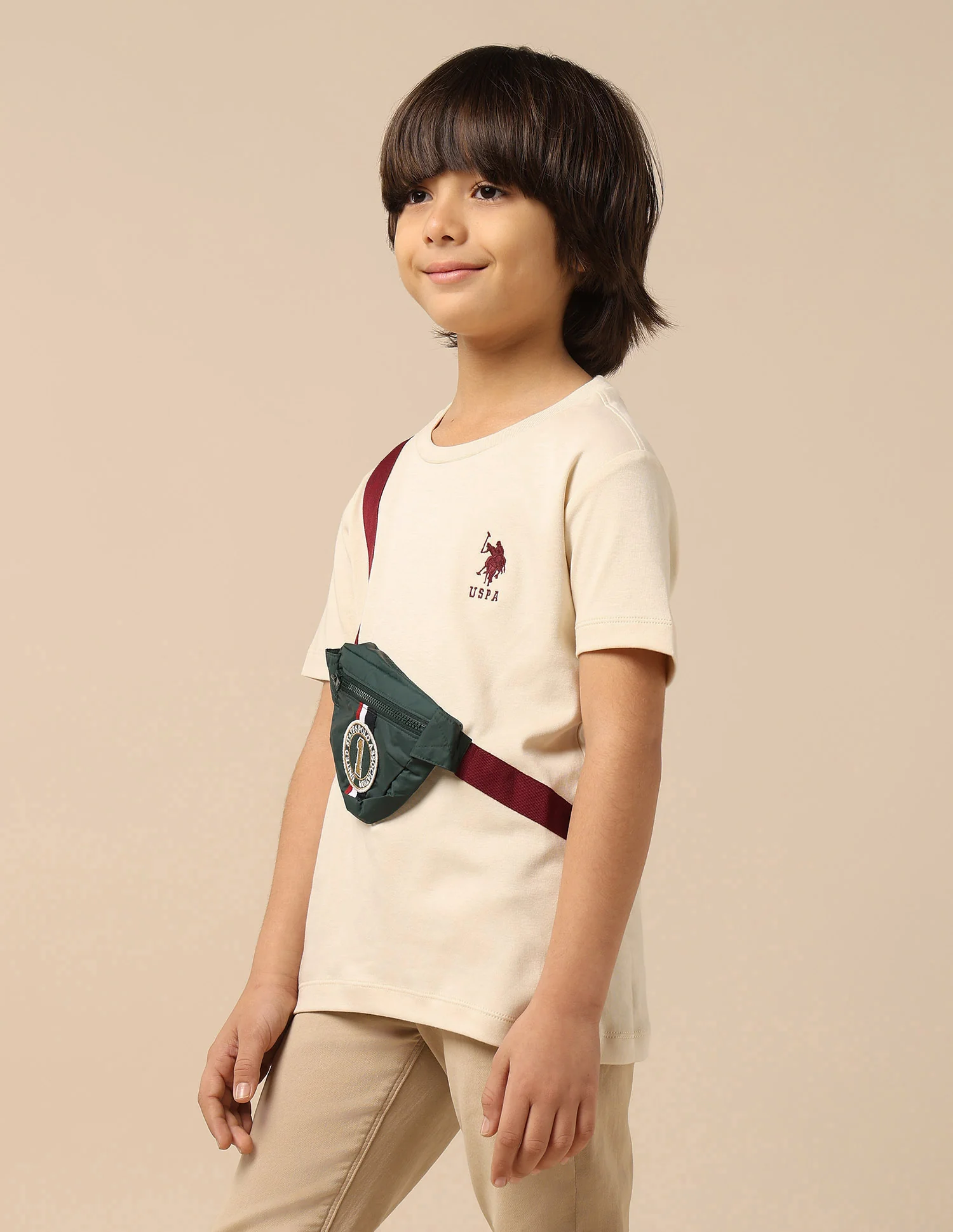 Boys Solid Regular Fit T-Shirt - Image 4