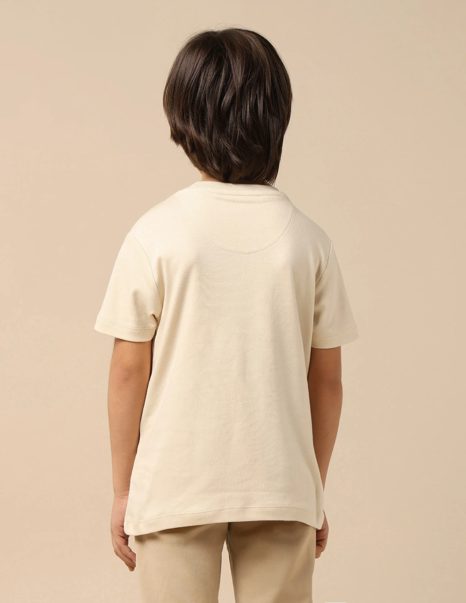 Boys Solid Regular Fit T-Shirt - Image 5