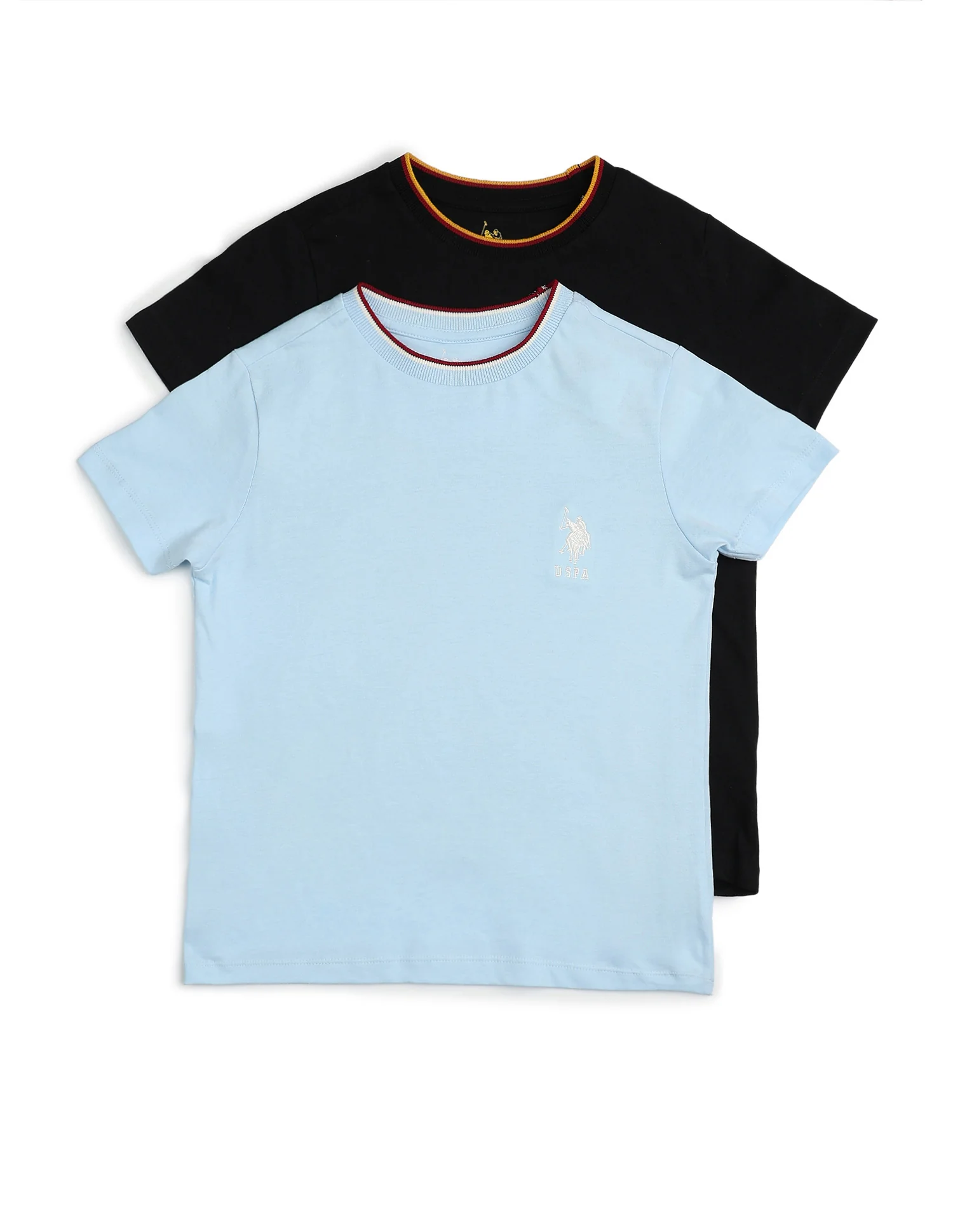 Boys Solid Regular Fit T-Shirt - Pack Of 2 - Image 12