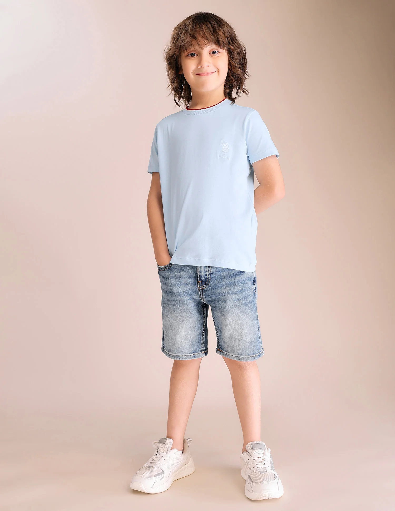 Boys Solid Regular Fit T-Shirt - Pack Of 2 - Image 4