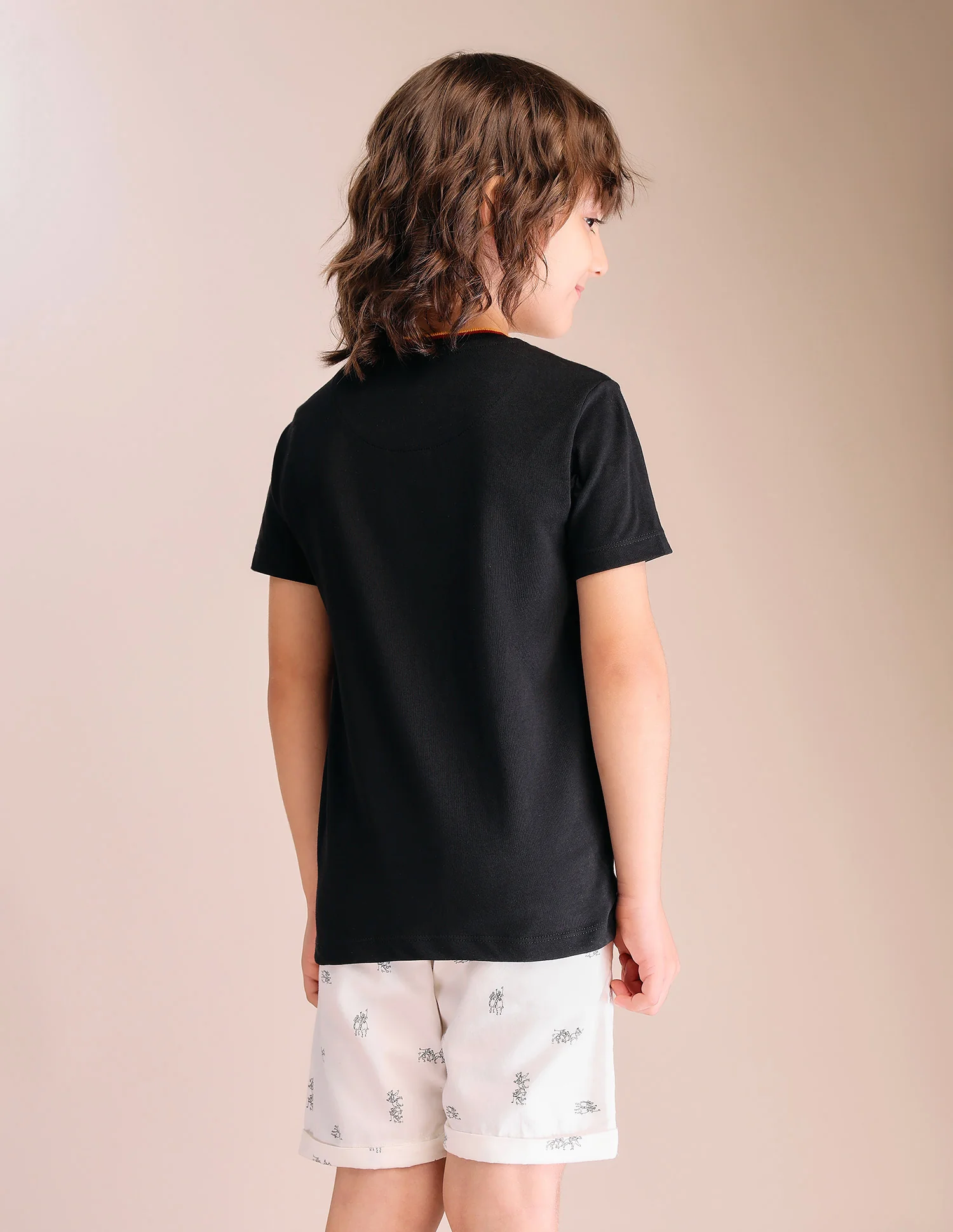 Boys Solid Regular Fit T-Shirt - Pack Of 2 - Image 9