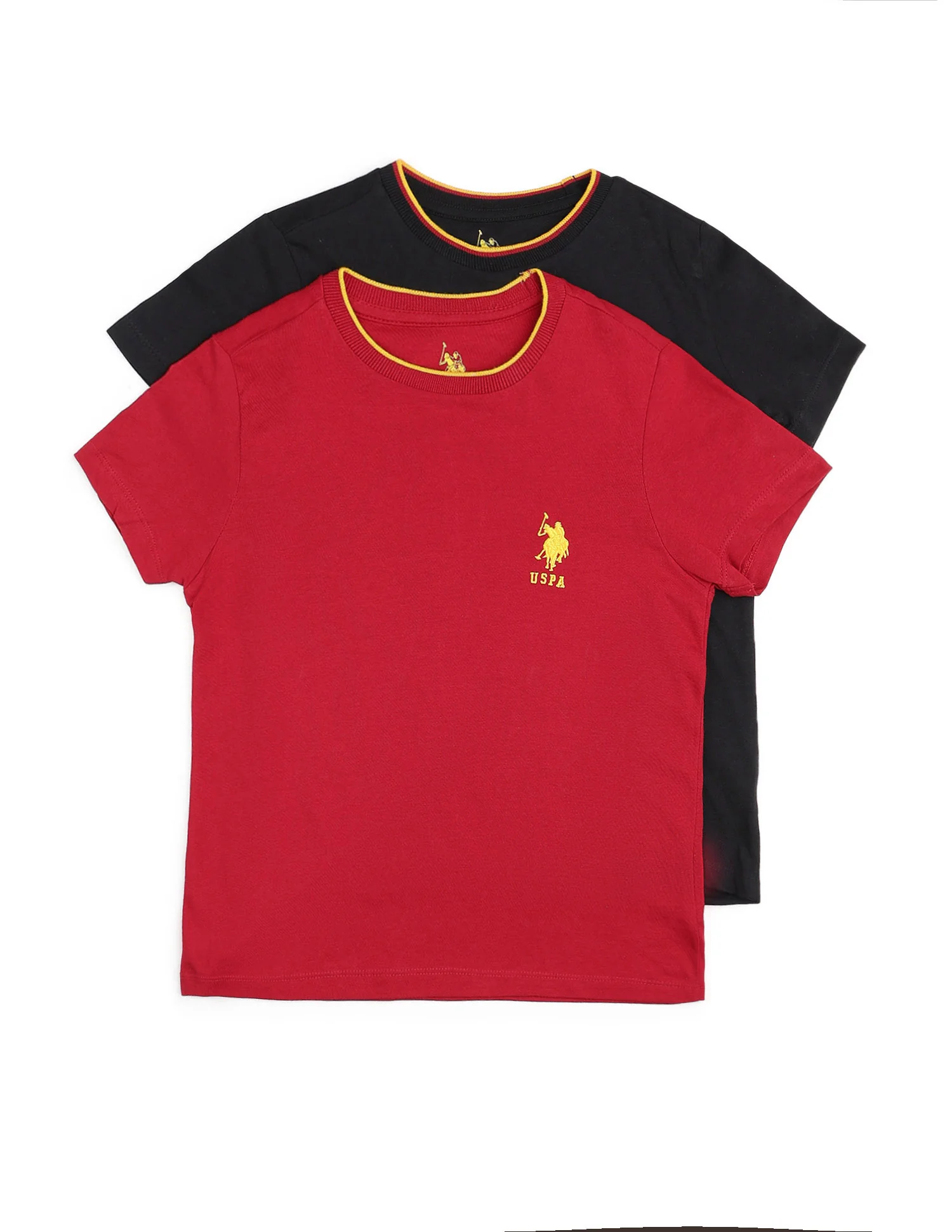 Boys Solid Regular Fit T-Shirt - Pack Of 2 - Image 12