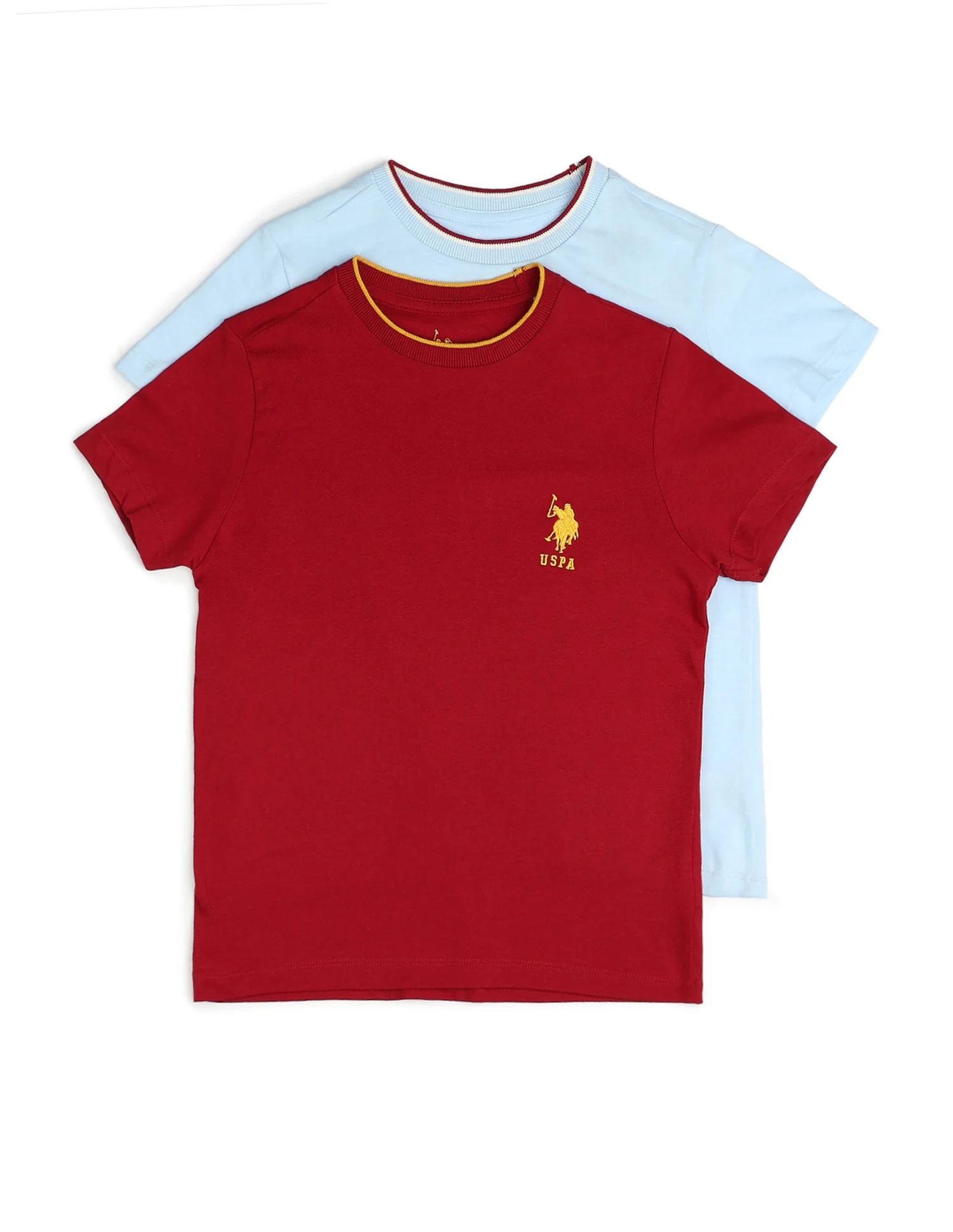 Boys Solid Regular Fit T-Shirt - Pack Of 2 - Image 11