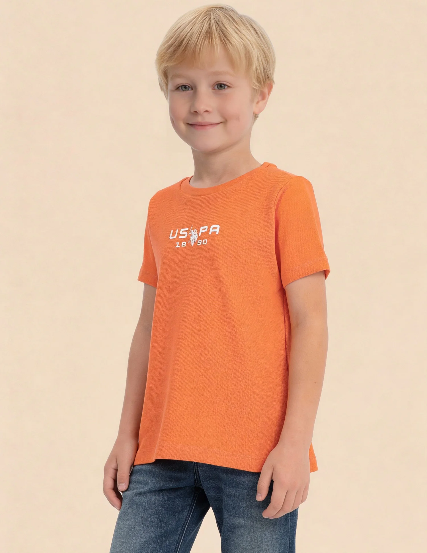 Boys Solid Regular Fit T-Shirt - Image 4