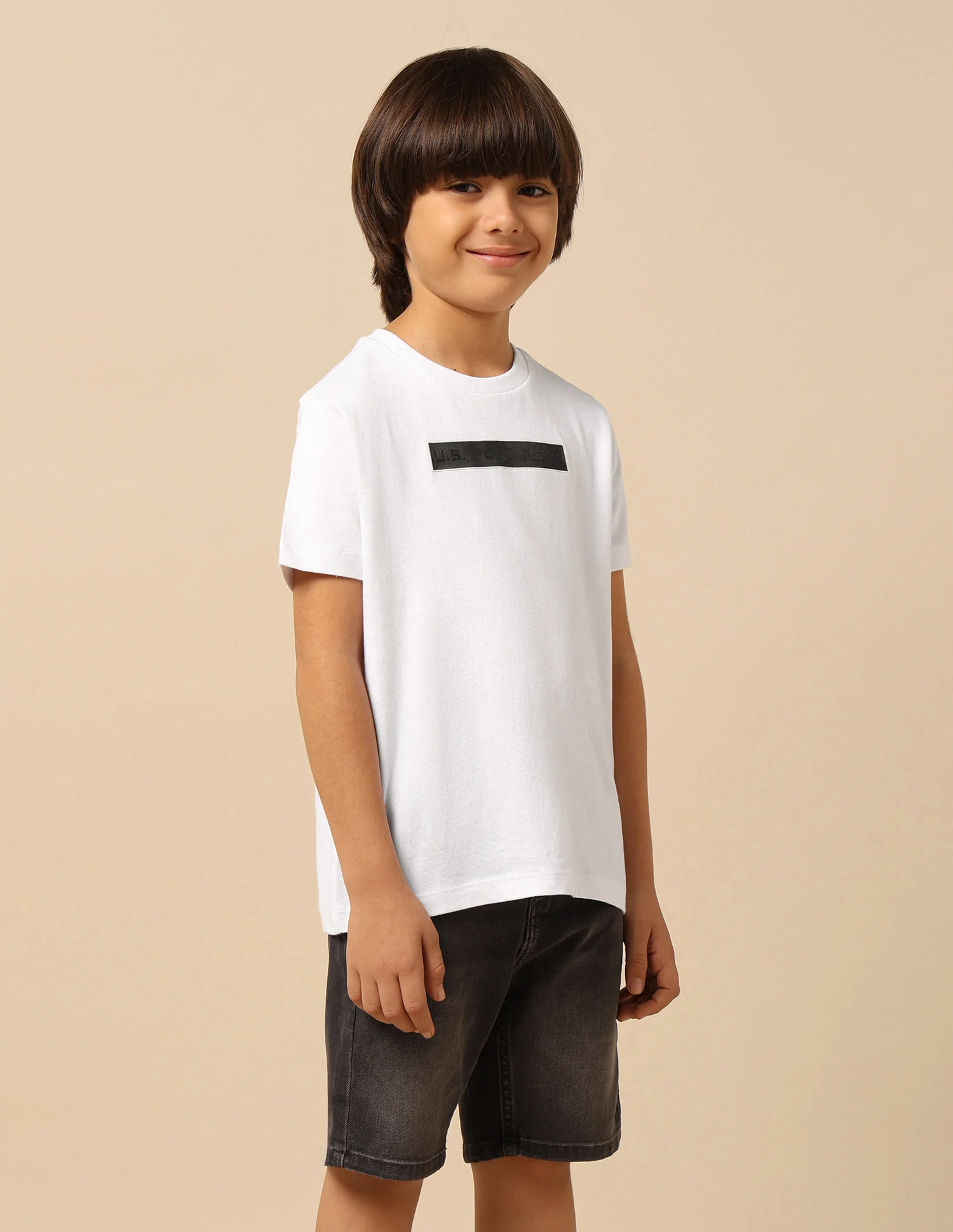 Boys Solid Regular Fit T-Shirt - Image 4
