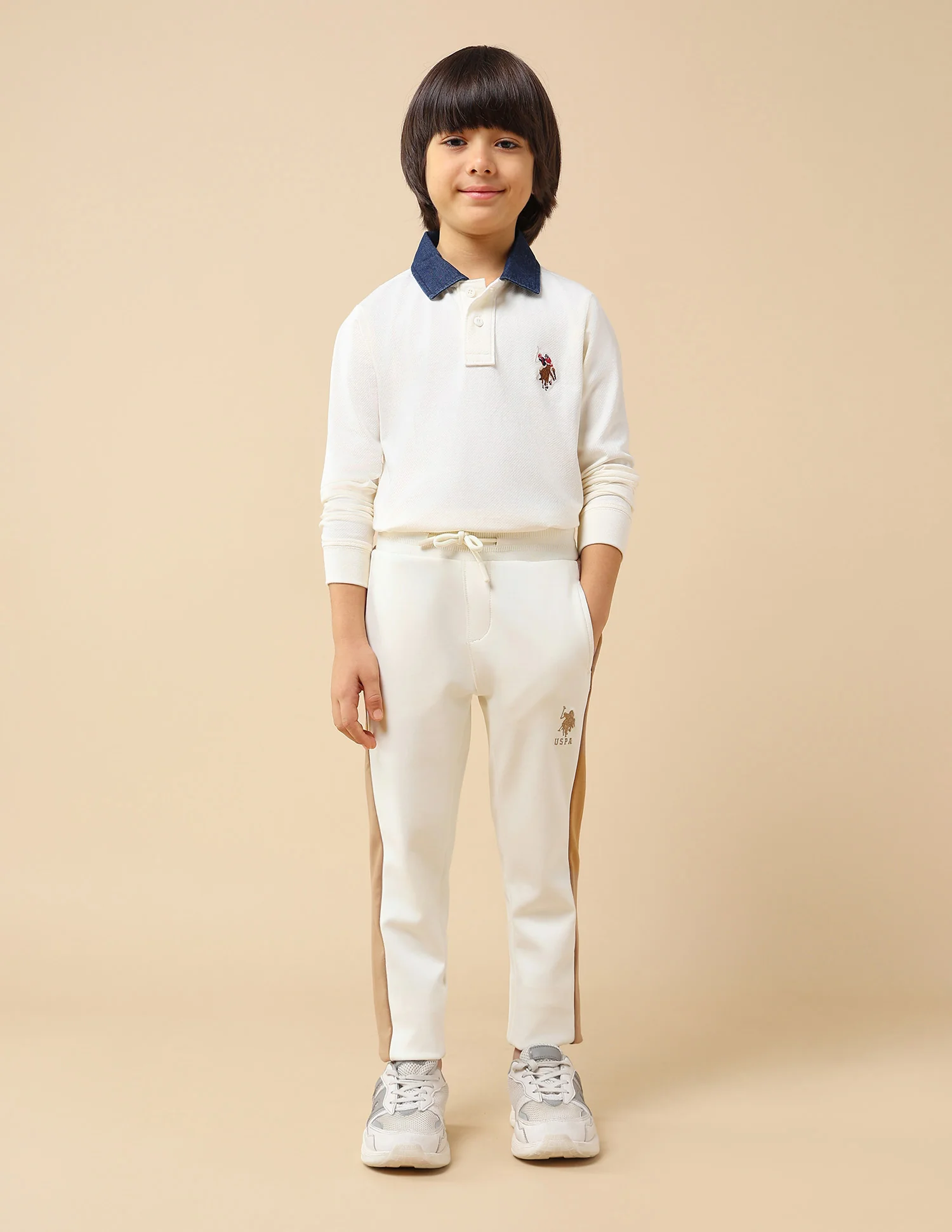 Boys Solid Regular Fit Trackpant - Image 3