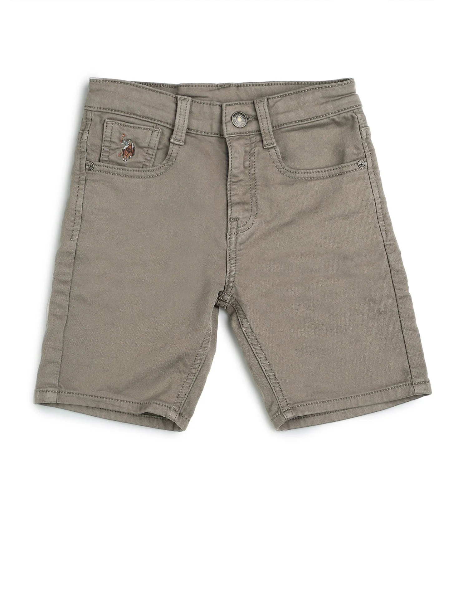 Boys Solid Relaxed Fit Shorts - Image 9