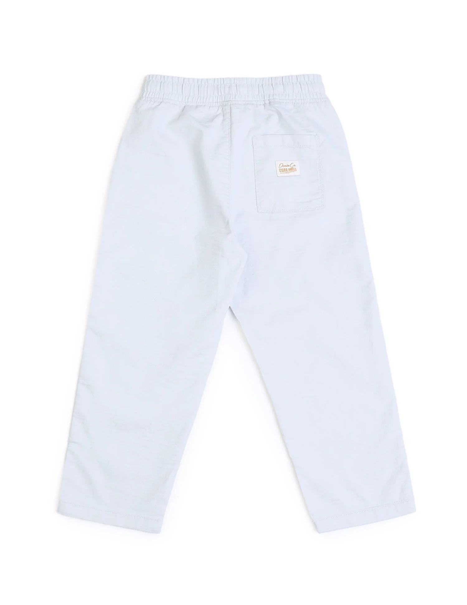 Boys Solid Relaxed Fit Trousers - Image 8