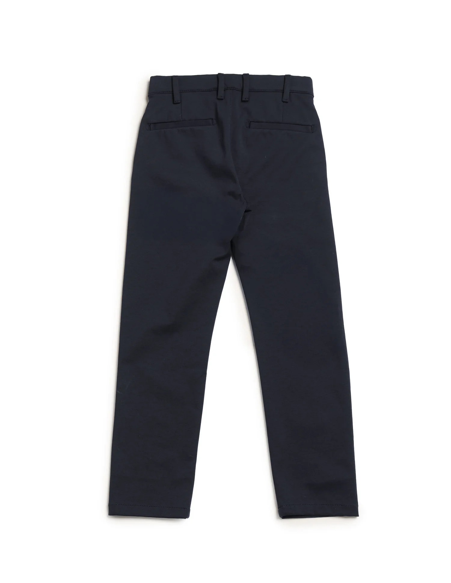 Boys Solid Slim Fit Trousers - Image 9