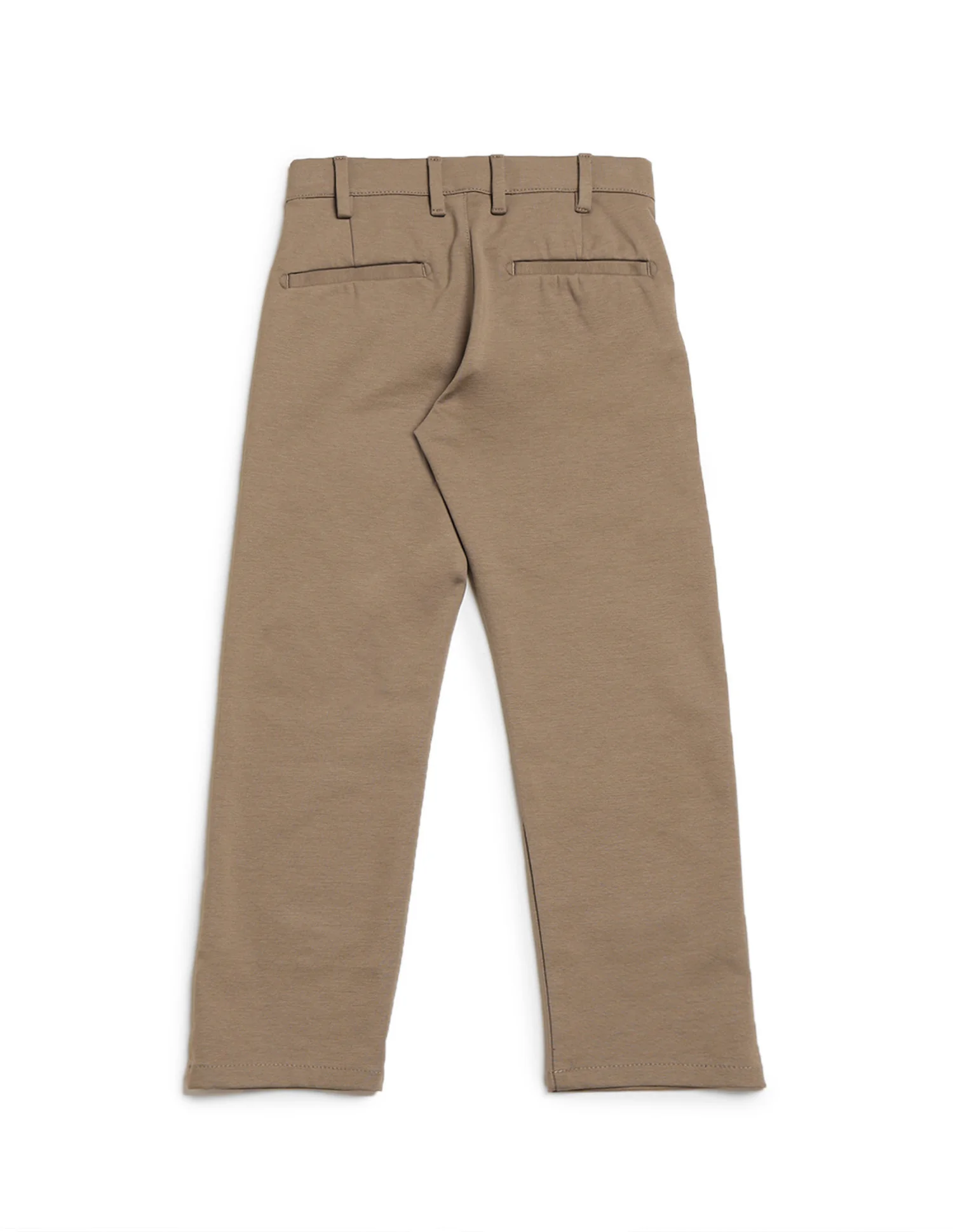 Boys Solid Slim Fit Trousers - Image 9