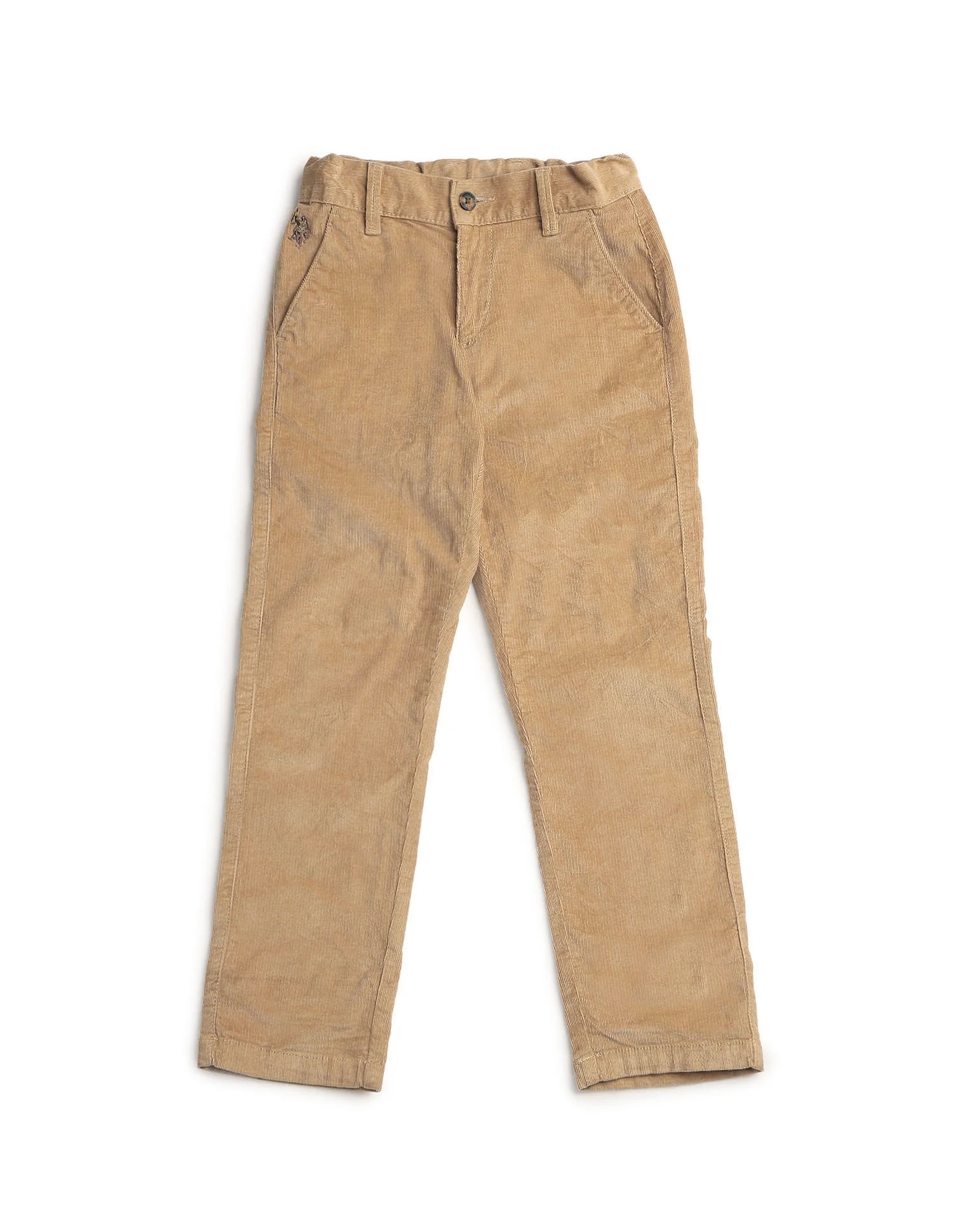 Boys Solid Slim Fit Trousers - Image 9