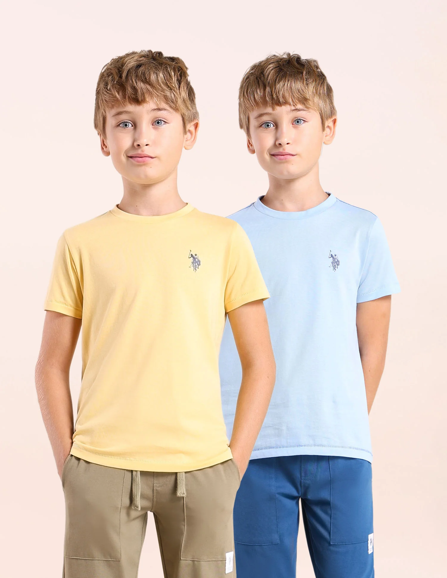 Boys Comfort Fit Solid T-Shirt - Pack Of 2 - Image 8
