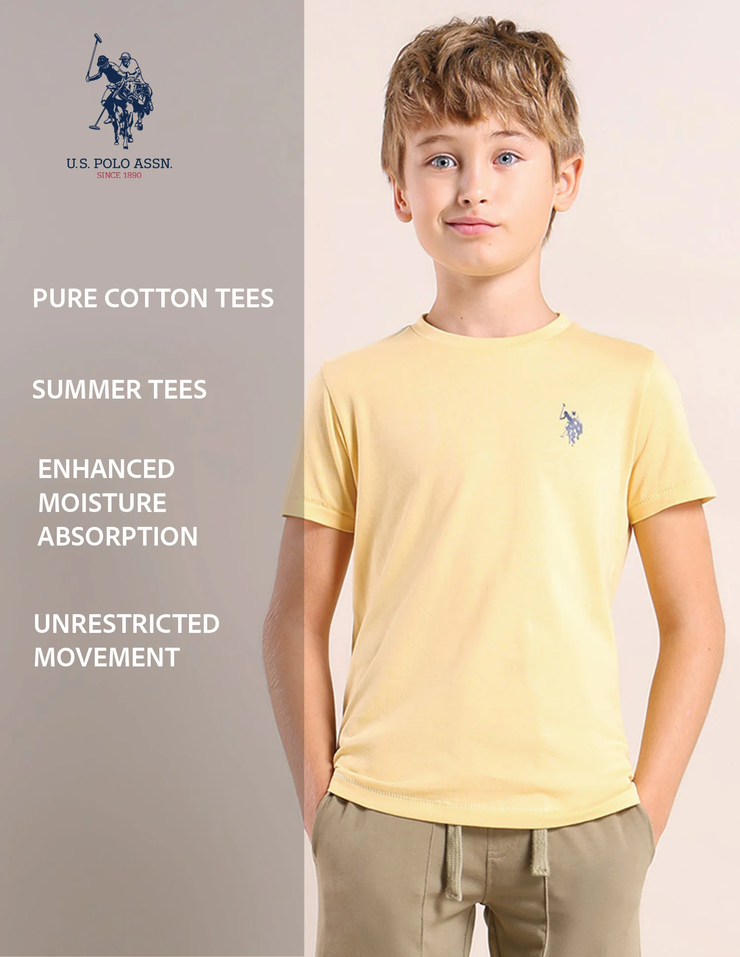 Boys Comfort Fit Solid T-Shirt - Pack Of 2 - Image 9