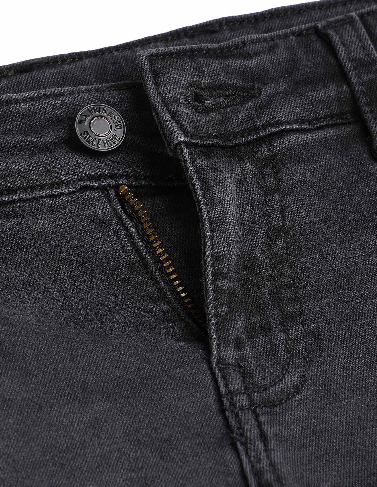 Boys Stone Washed Relaxed Fit Jeans - Image 2