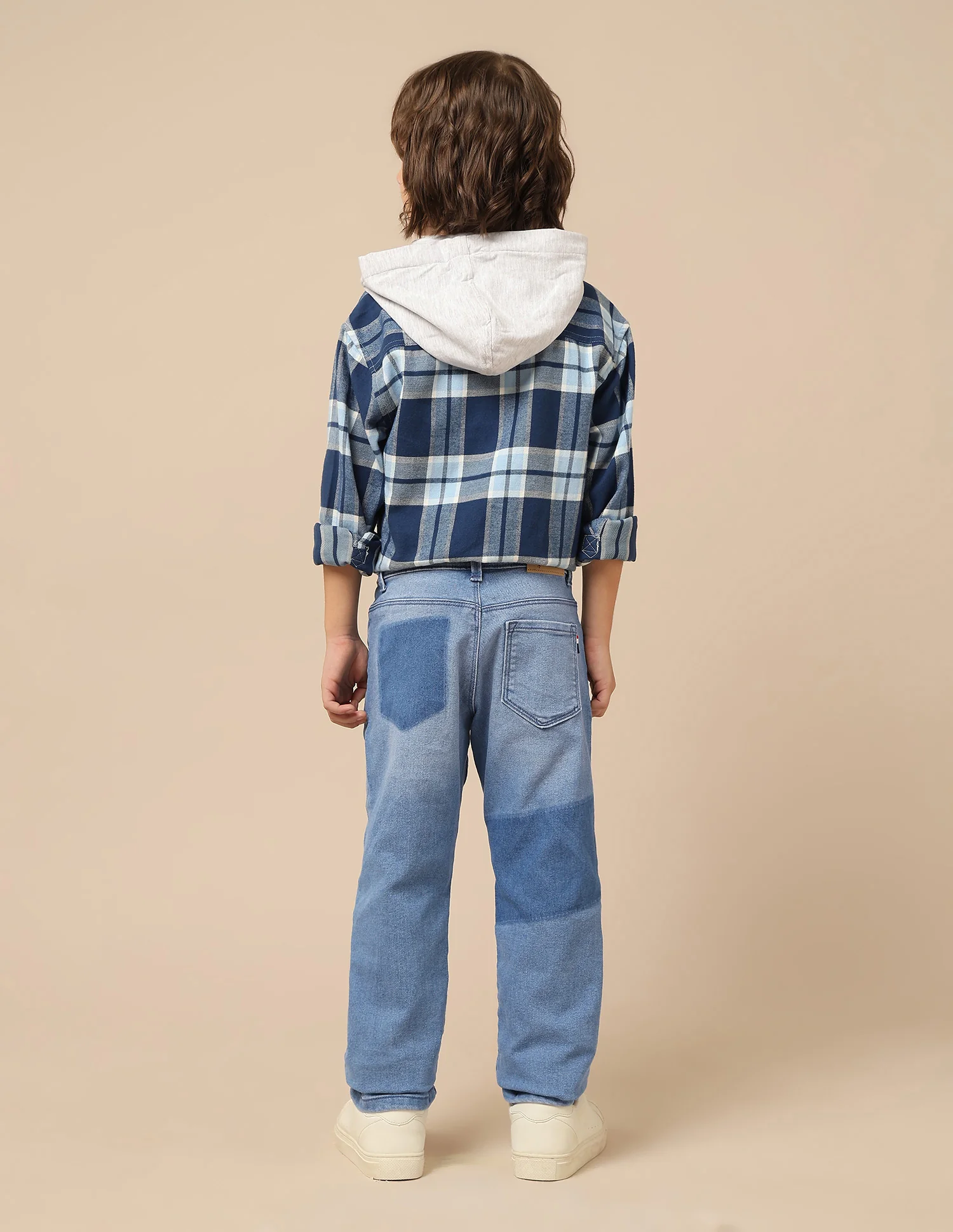 Boys Stone Washed Relaxed Fit Jeans - Image 5