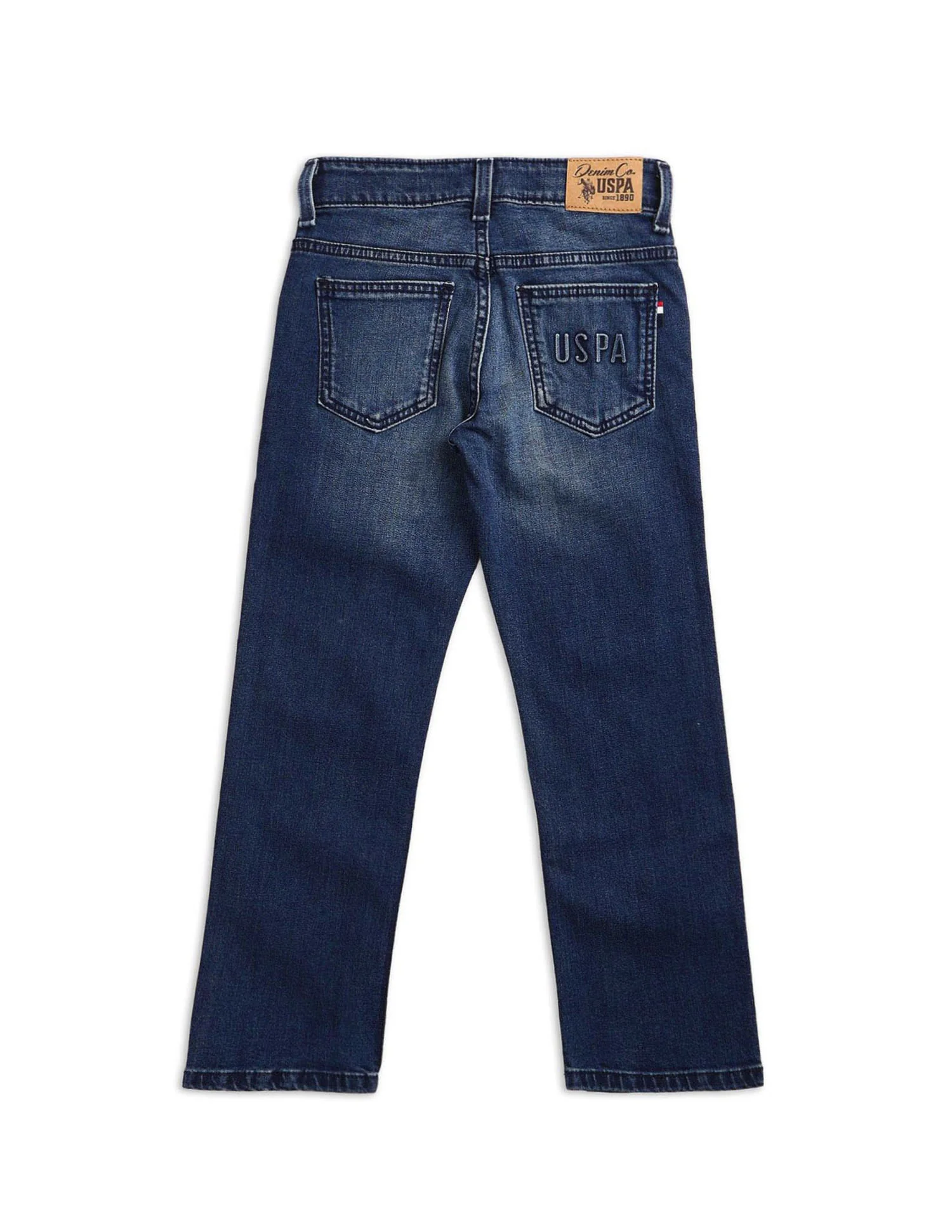 Boys Stone Washed Relaxed Fit Jeans - Image 9