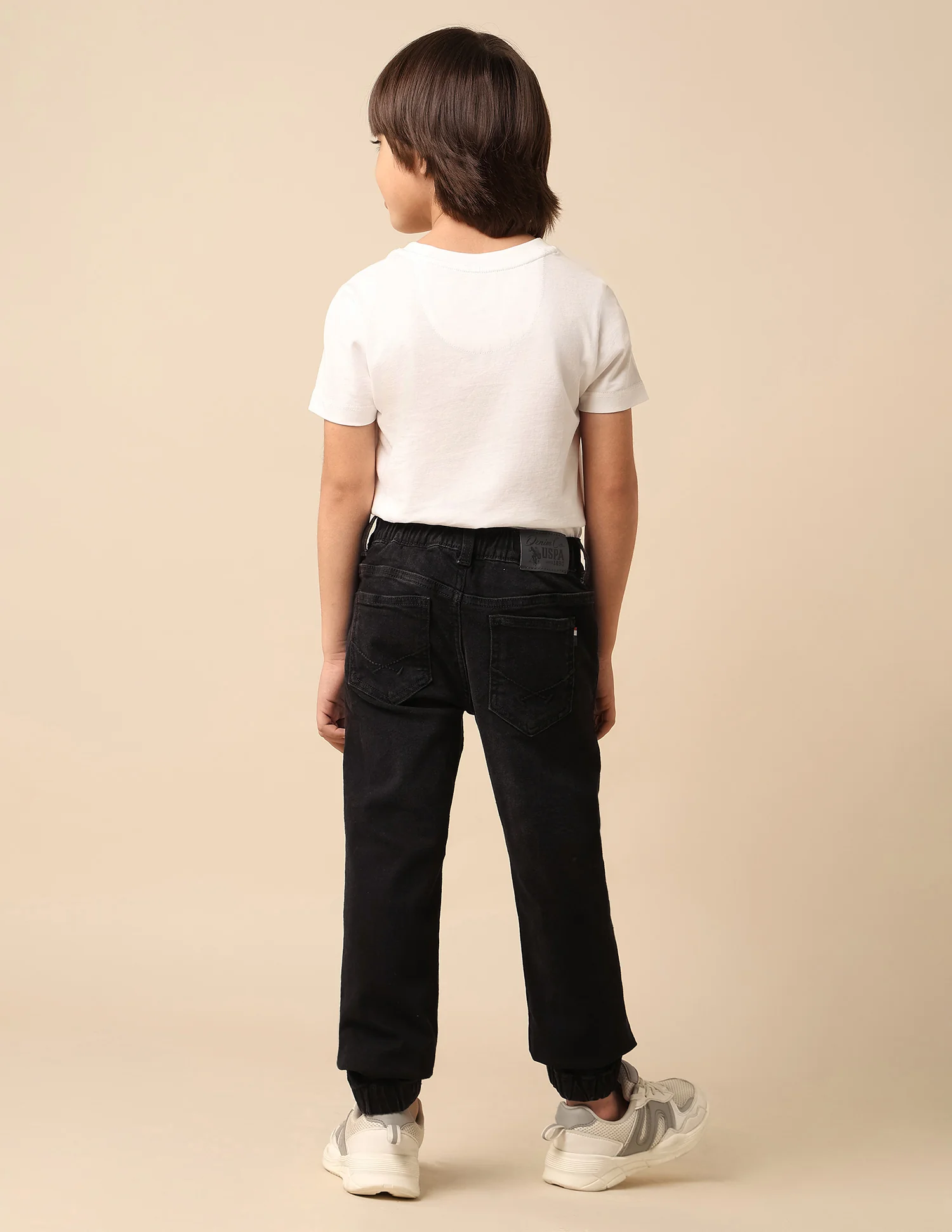 Boys Stone Washed Relaxed Fit Jeans - Image 5