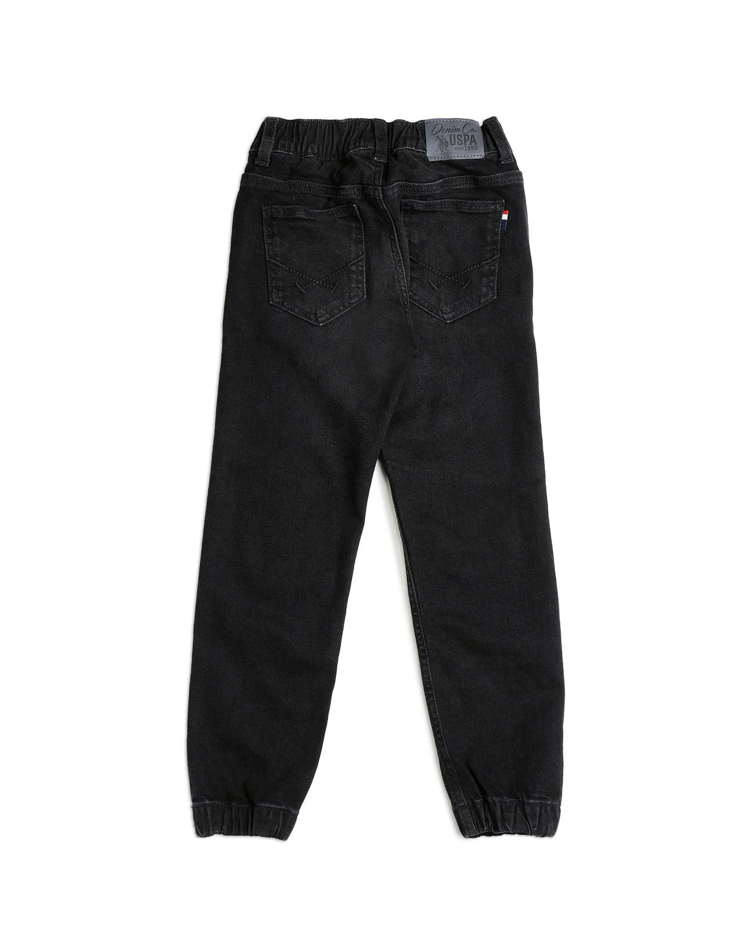 Boys Stone Washed Relaxed Fit Jeans - Image 9