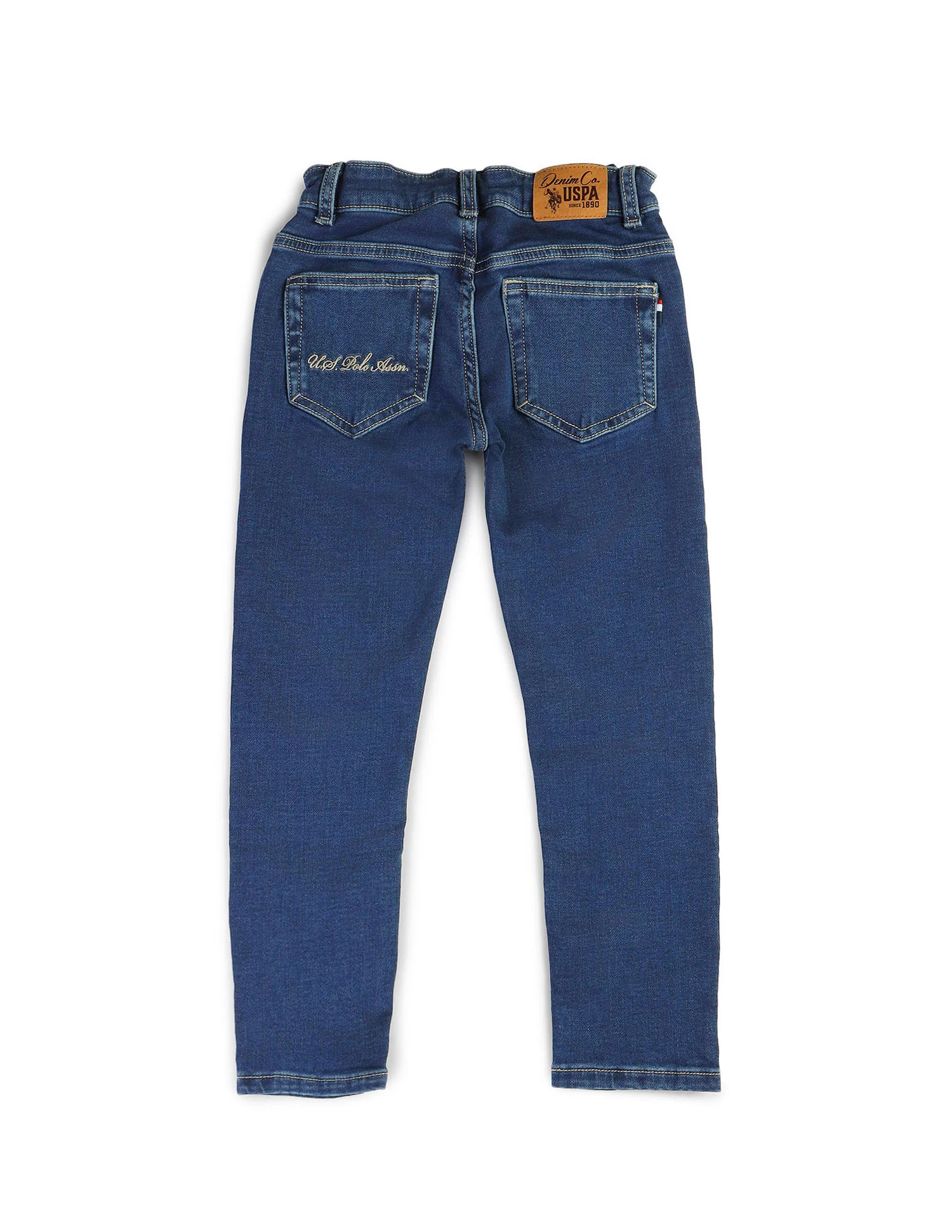 Boys Stone Washed Slim Fit Jeans - Image 9