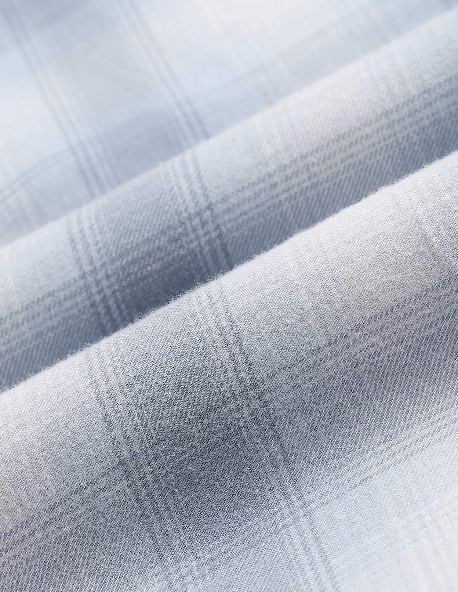 Boys Tartan Checked Pattern Twill Shirt - Image 2