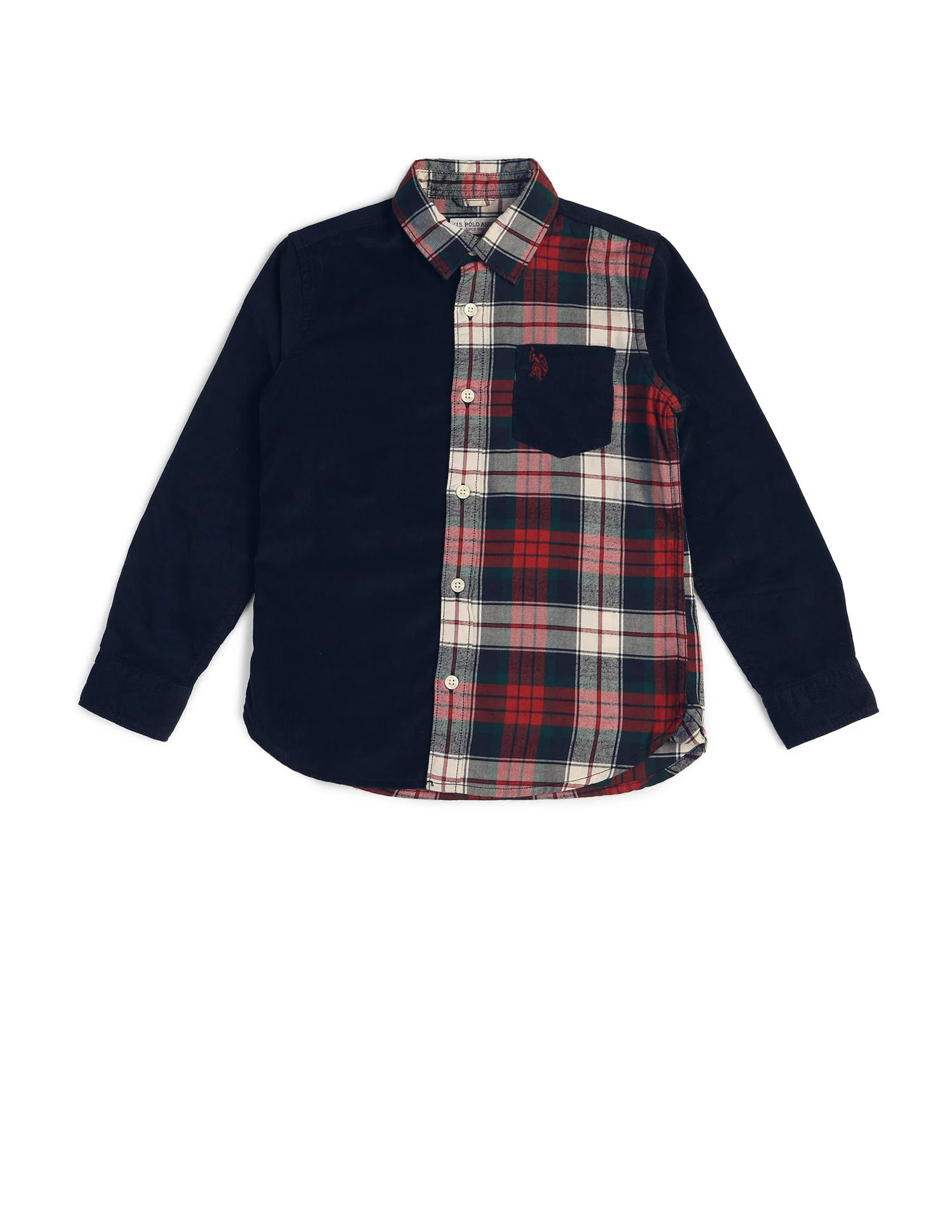 Boys Tartan Checked Twill Shirt - Image 7