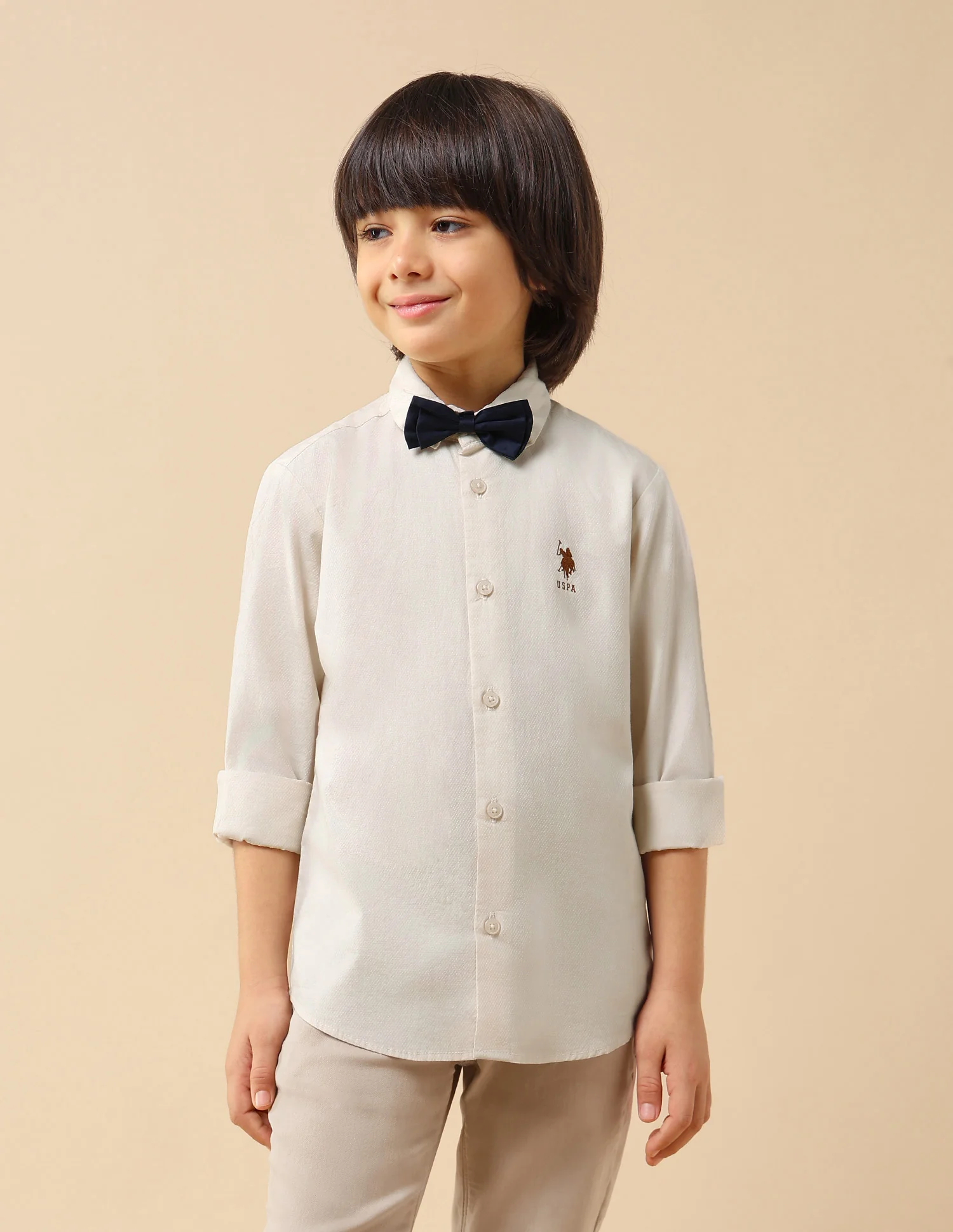 Boys Textured Dobby Shirt - Image 4