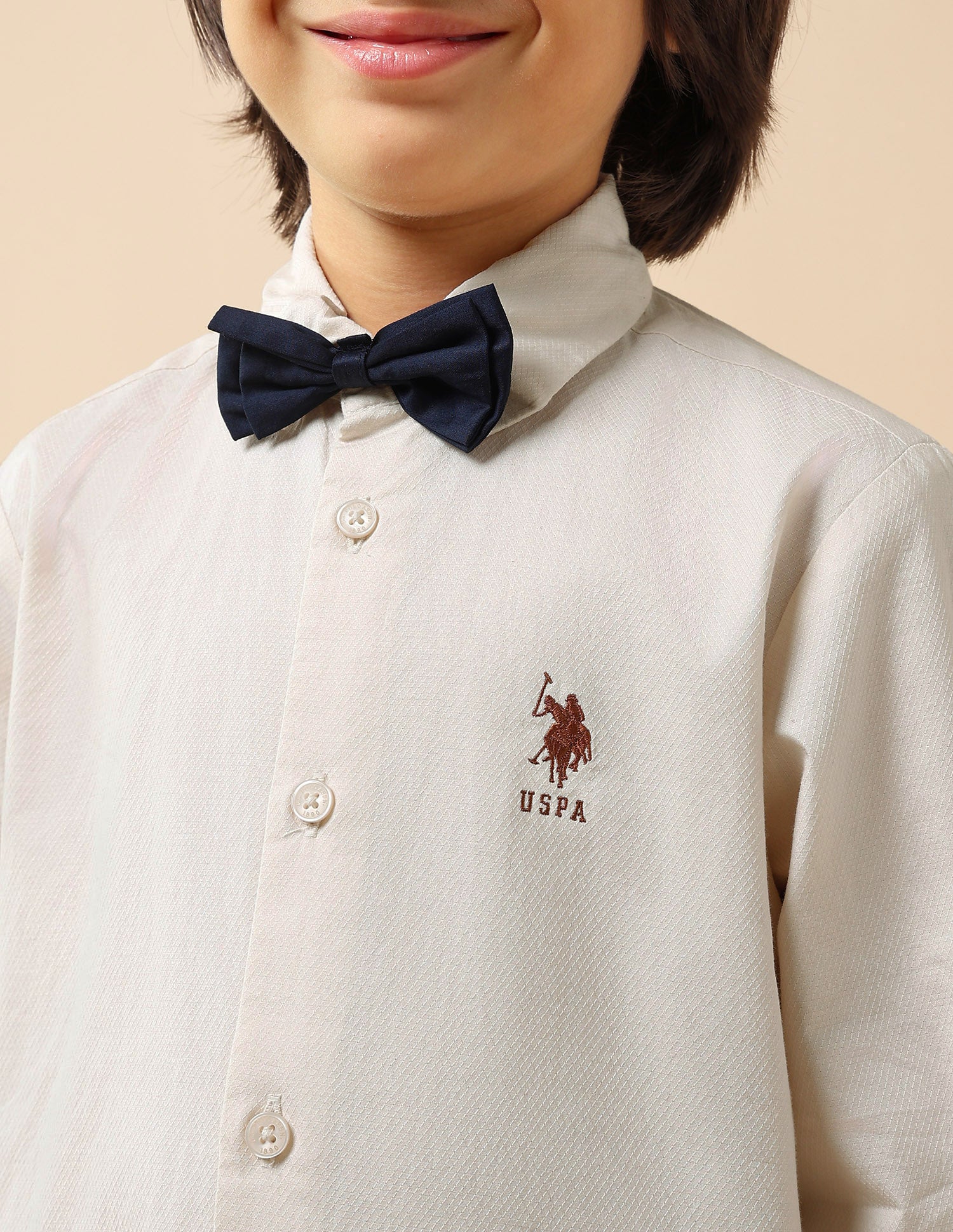 Boys Textured Dobby Shirt - Image 7