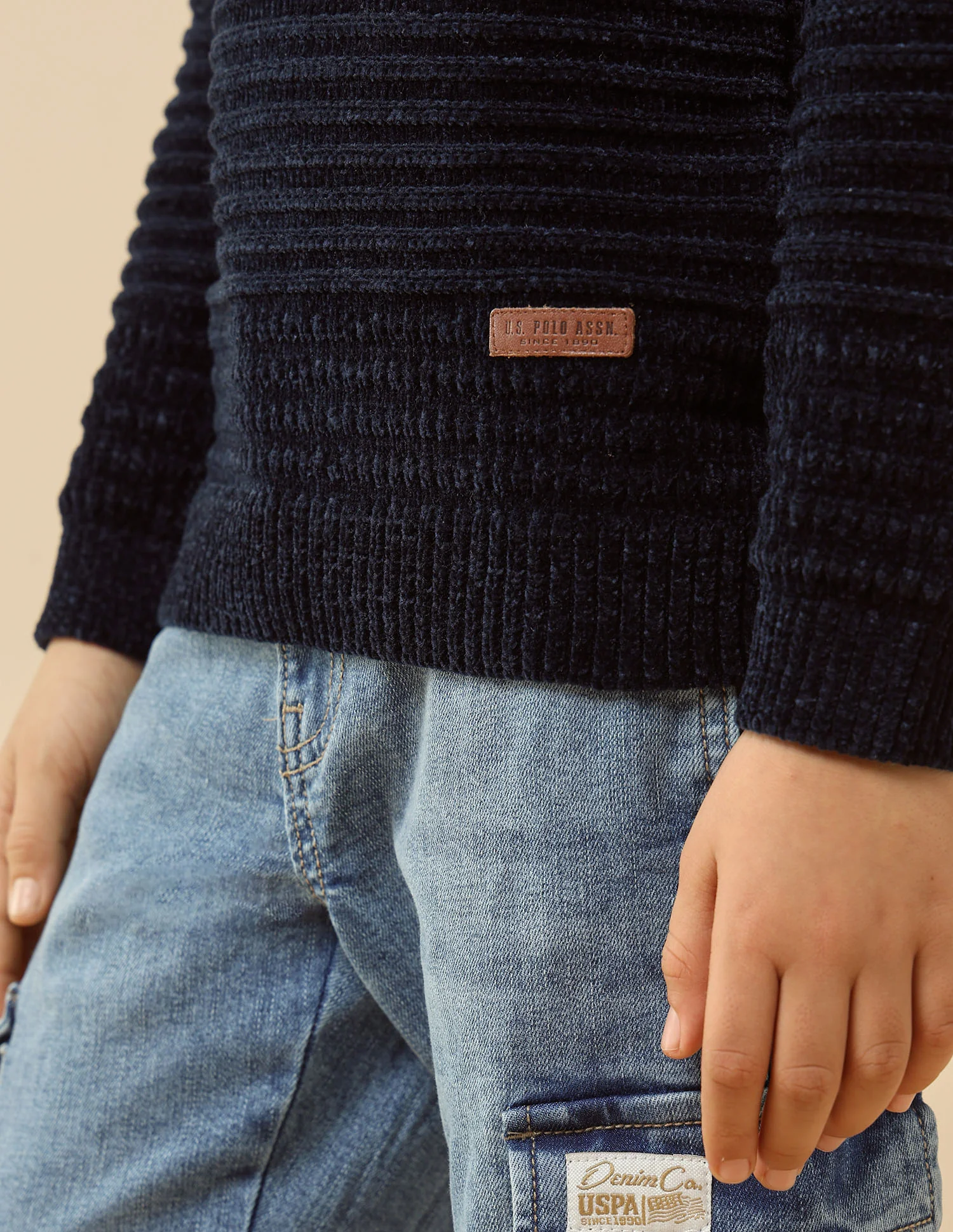 Boys Textured Mini Me Sweater - Image 7